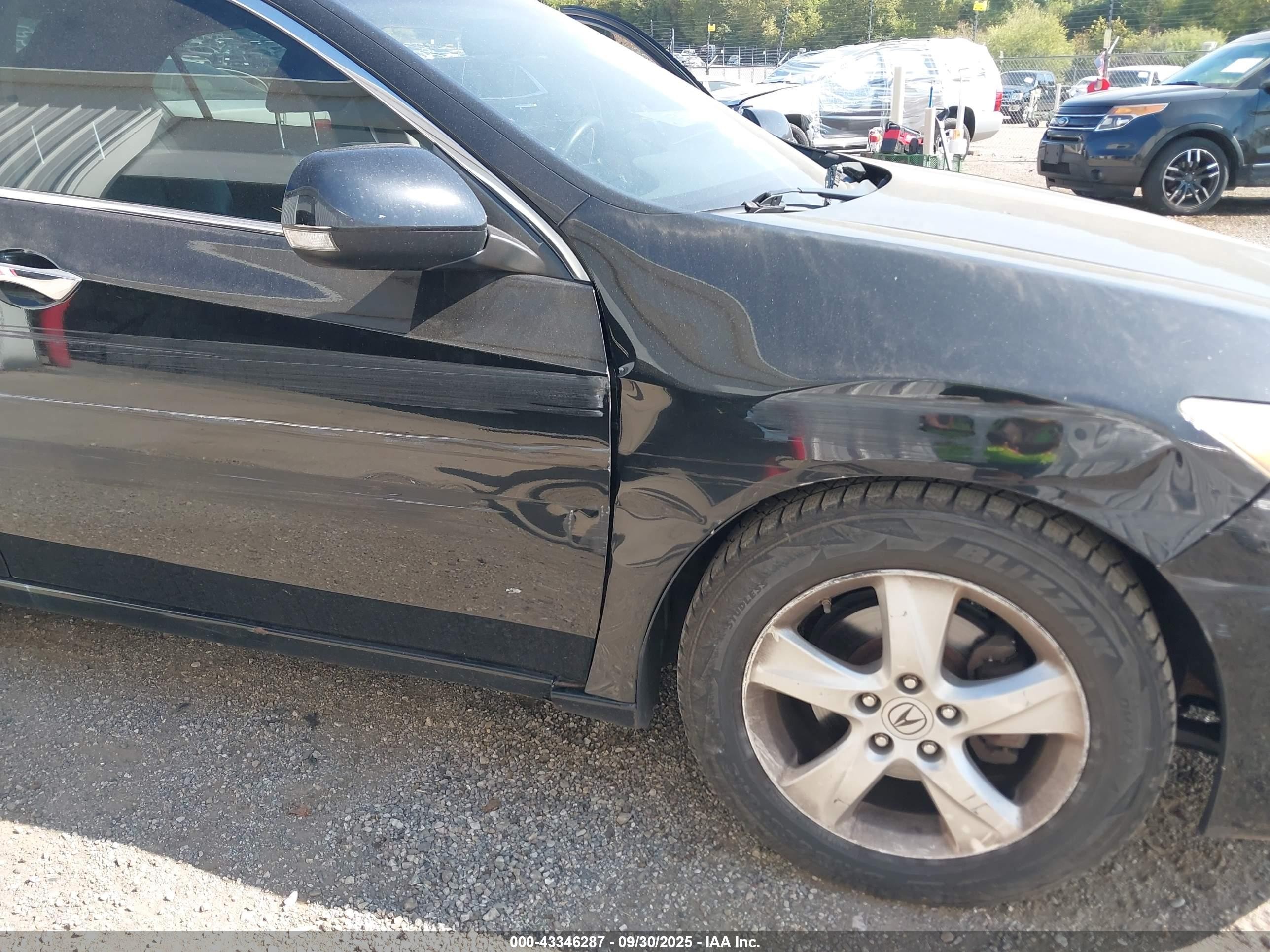 2010 Acura Tsx 2.4 Black vin: JH4CU2E61AC018970