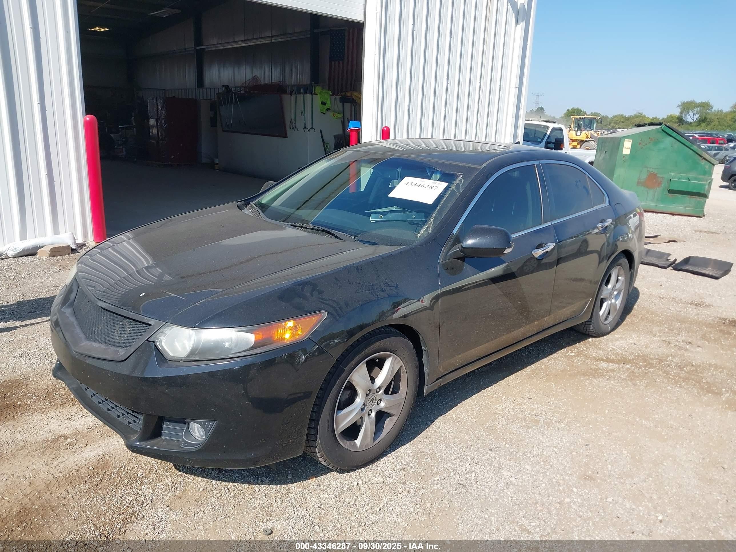 2010 Acura Tsx 2.4 Black vin: JH4CU2E61AC018970