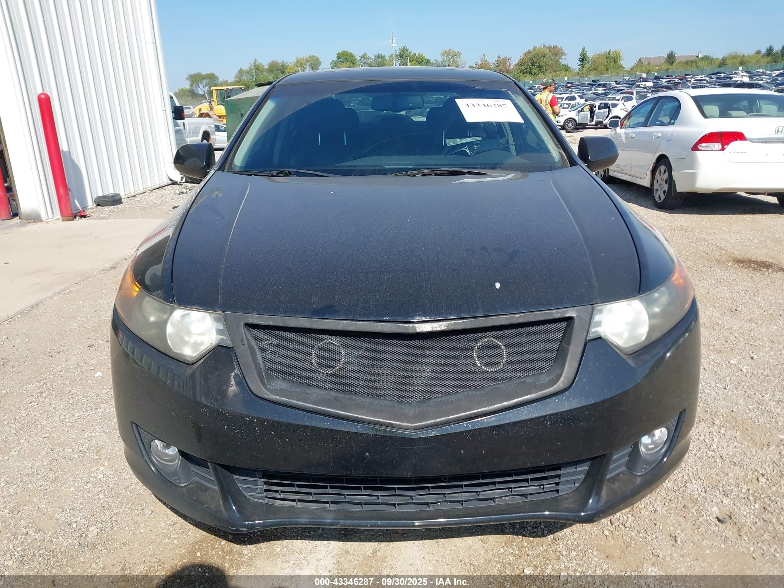 2010 Acura Tsx 2.4 Black vin: JH4CU2E61AC018970