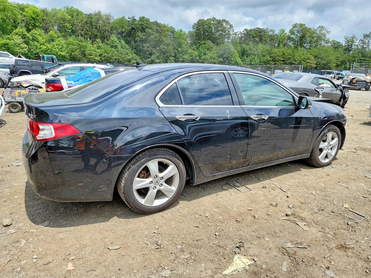 2010 Acura Tsx Black vin: JH4CU2E63AC036855