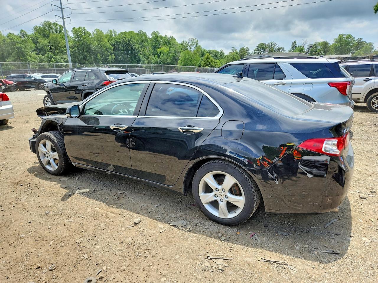 2010 Acura Tsx Black vin: JH4CU2E63AC036855