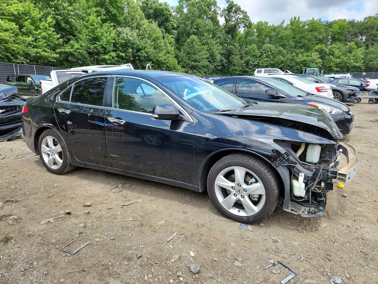 2010 Acura Tsx Black vin: JH4CU2E63AC036855