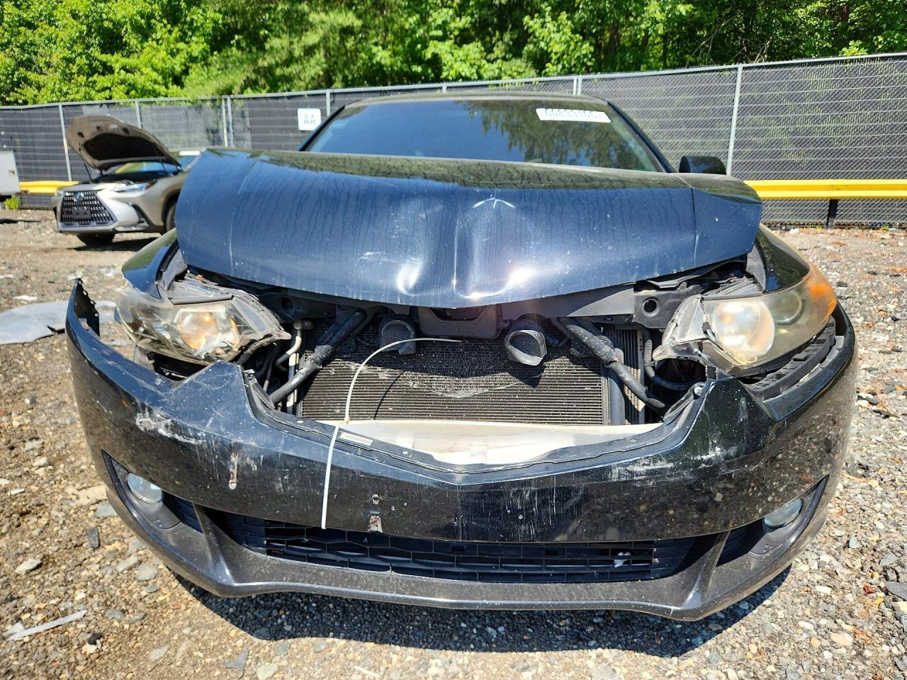 2010 Acura Tsx Черный vin: JH4CU2E65AC012895