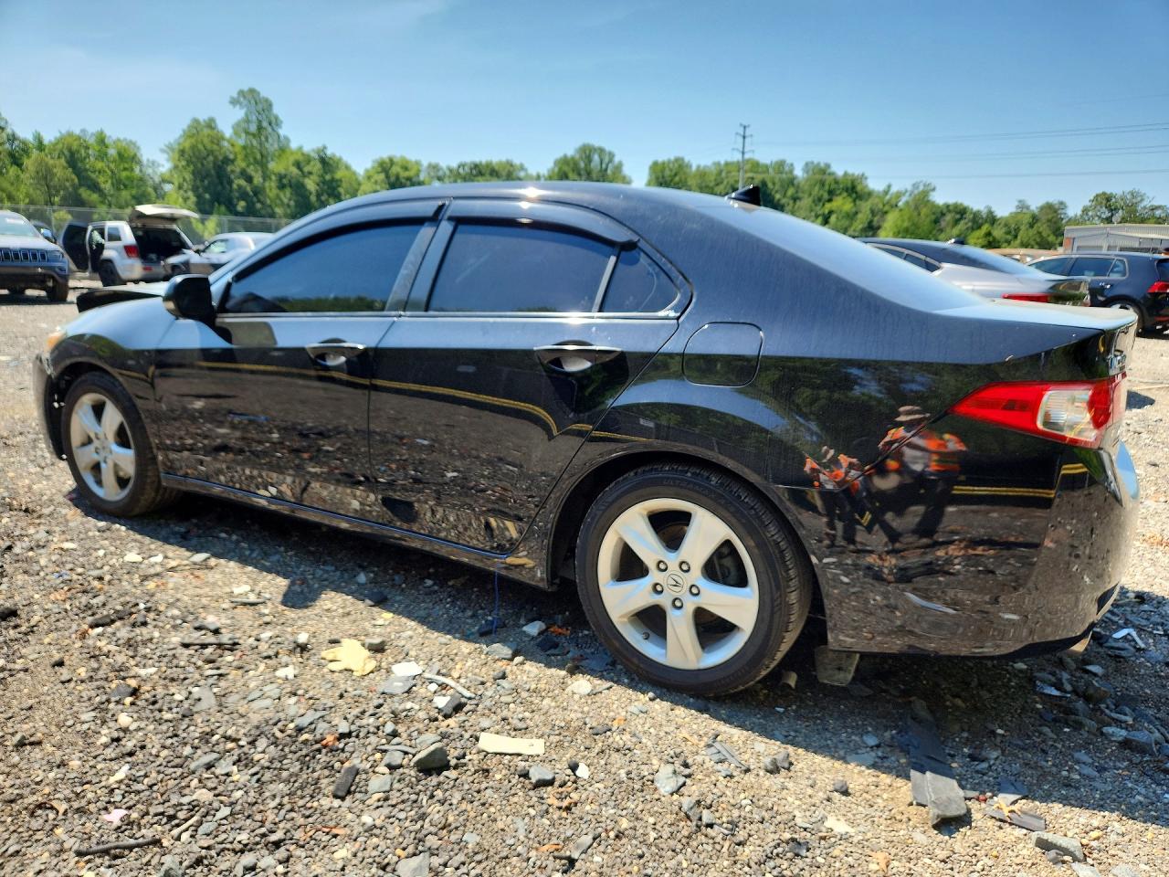 2010 Acura Tsx Черный vin: JH4CU2E65AC012895