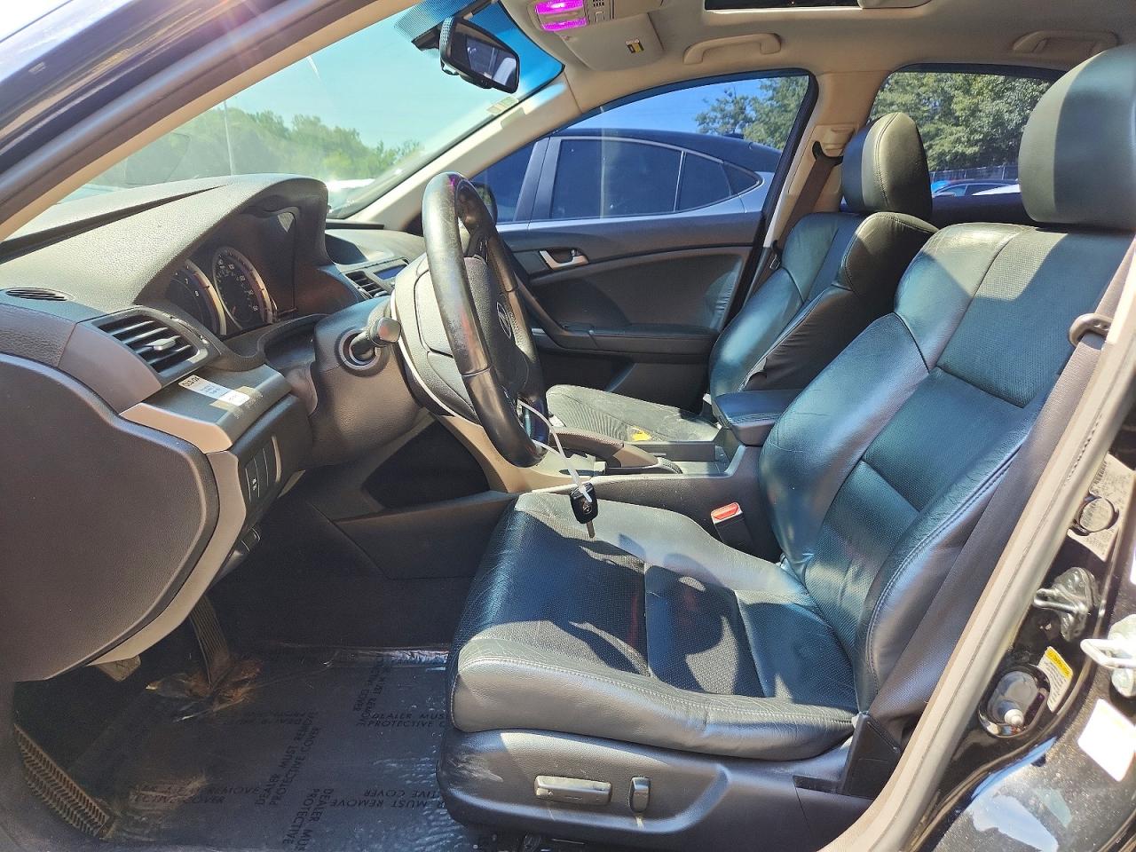 2010 Acura Tsx Черный vin: JH4CU2E65AC012895