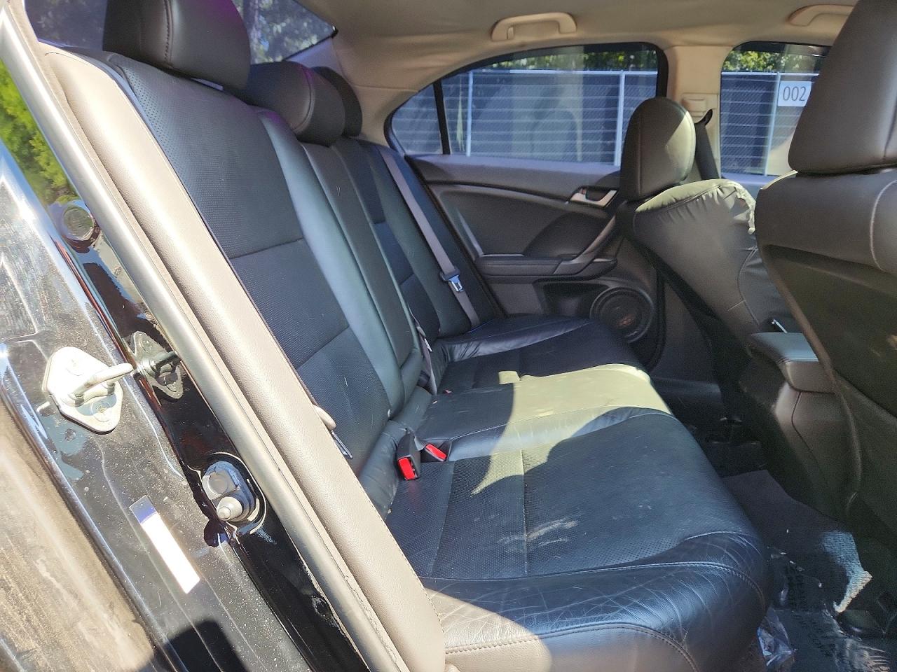 2010 Acura Tsx Черный vin: JH4CU2E65AC012895