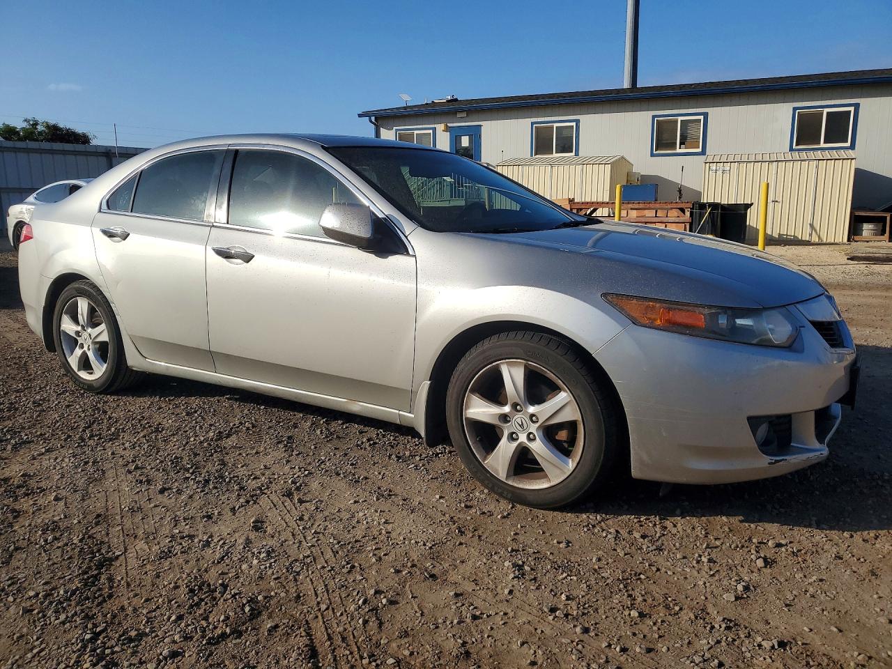 2010 Acura Tsx Silver vin: JH4CU2E65AC027560