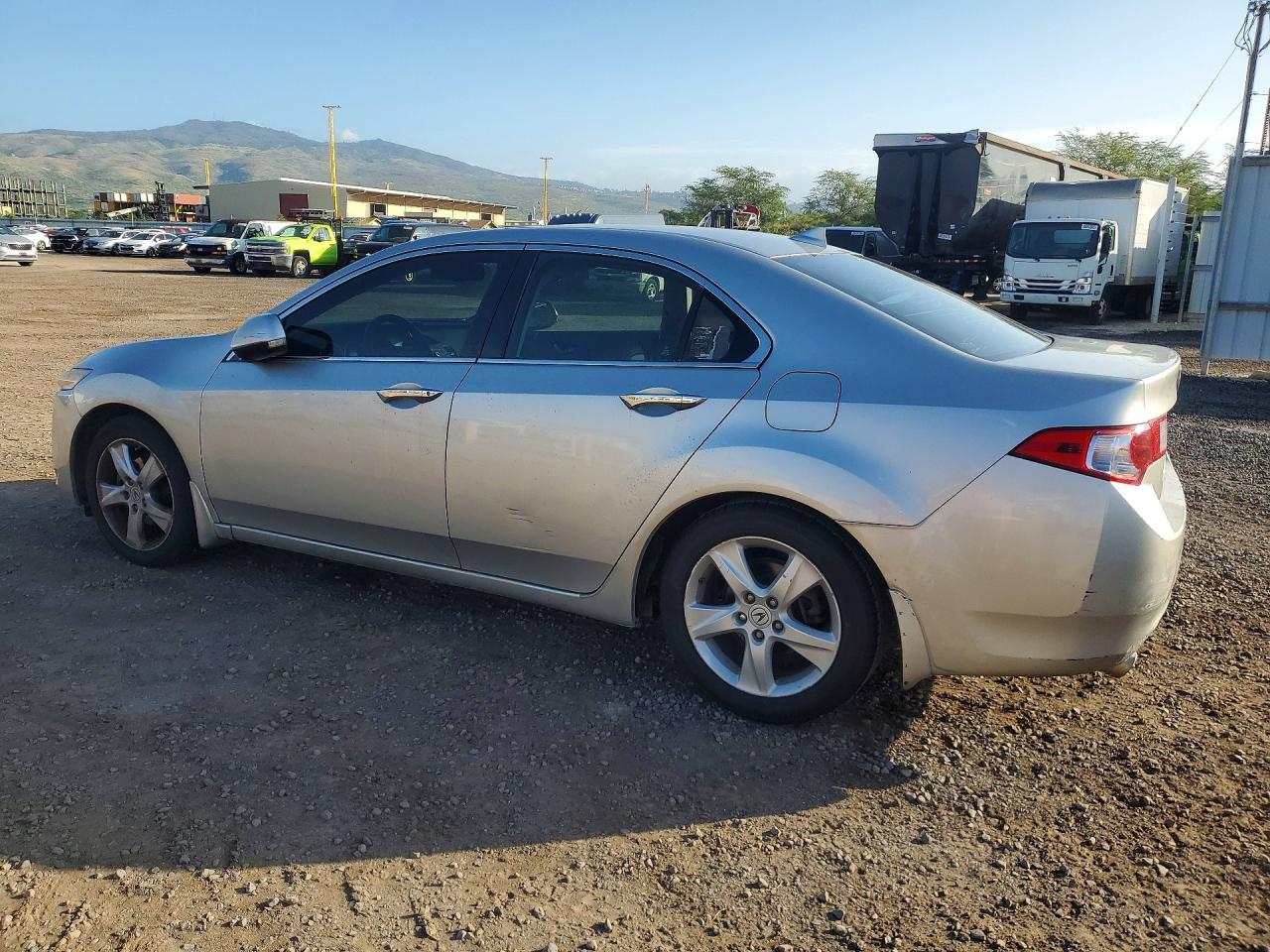 2010 Acura Tsx Silver vin: JH4CU2E65AC027560