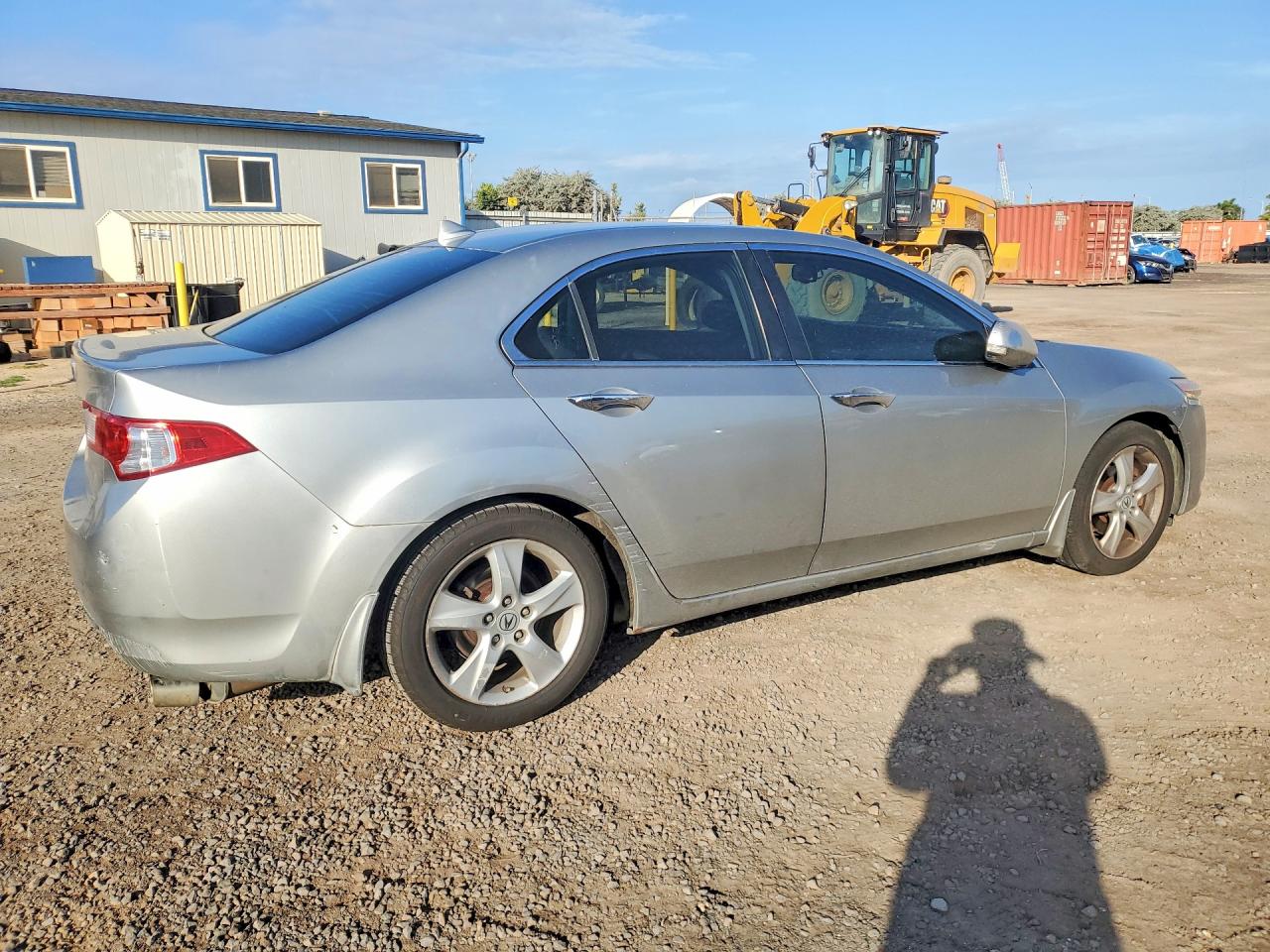 2010 Acura Tsx Silver vin: JH4CU2E65AC027560