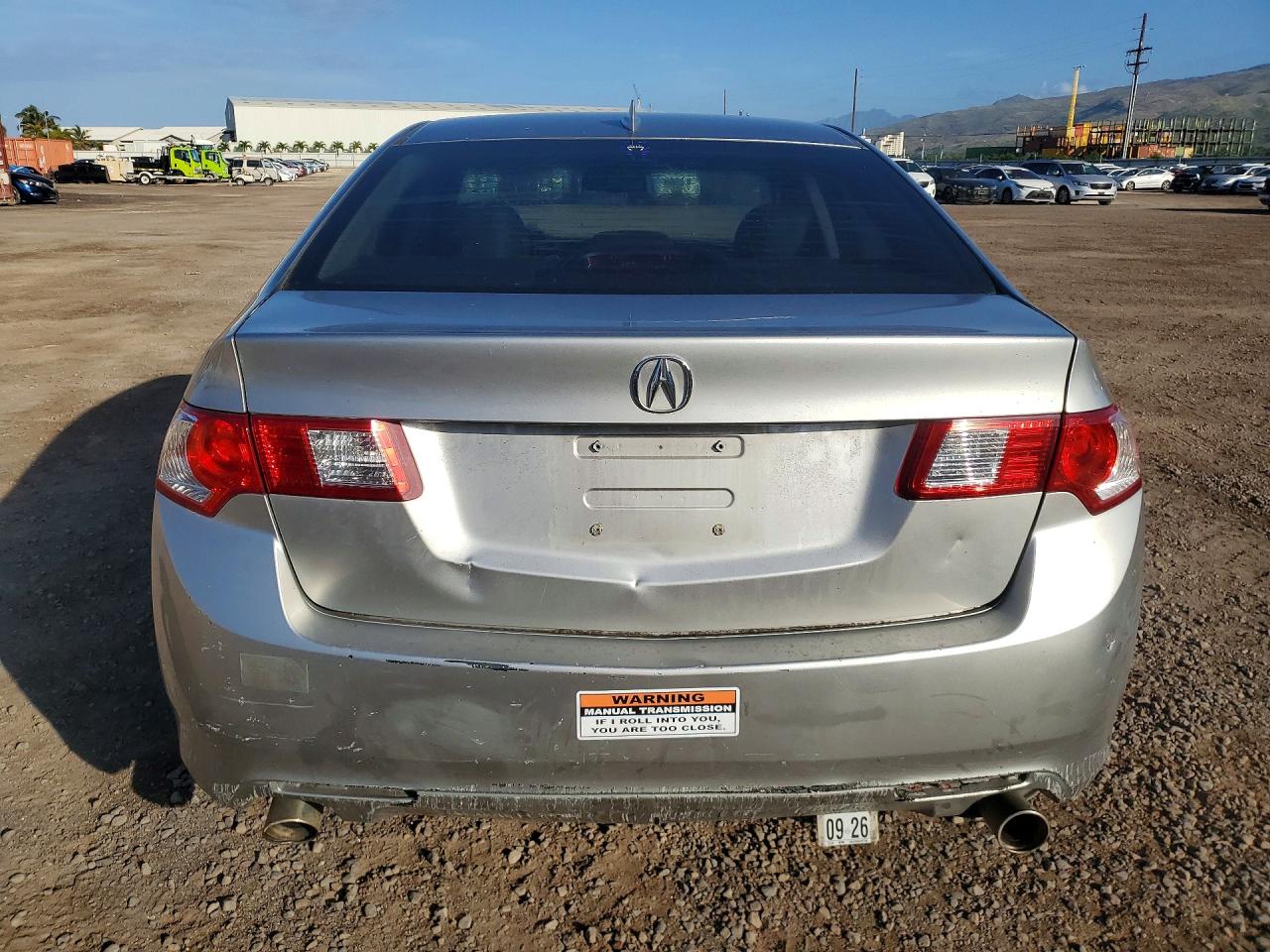 2010 Acura Tsx Silver vin: JH4CU2E65AC027560