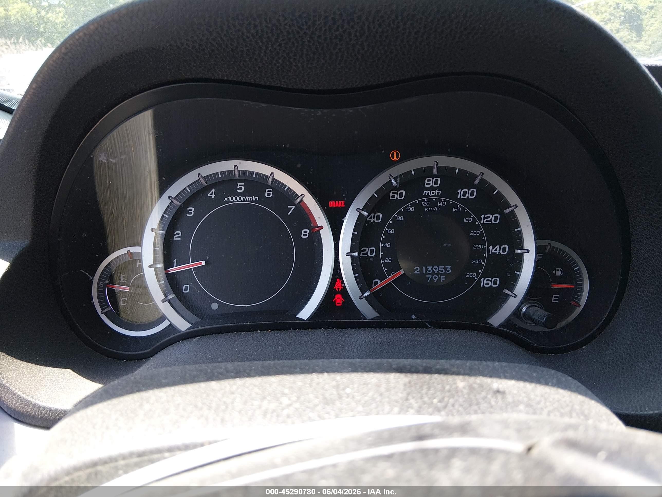 2011 Acura Tsx 2.4 White vin: JH4CU2E66BC008789
