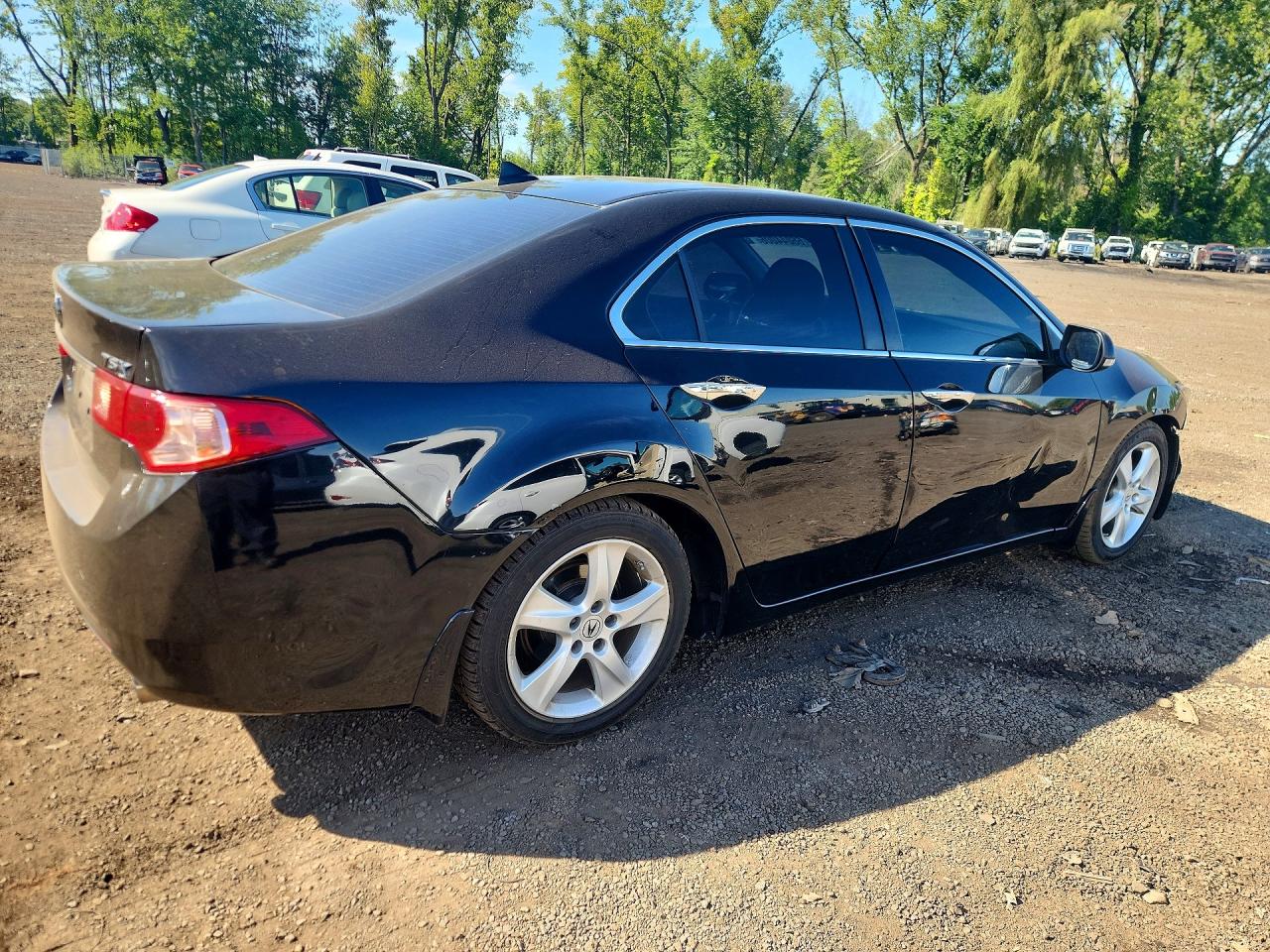2011 Acura Tsx Черный vin: JH4CU2E6XBC008908
