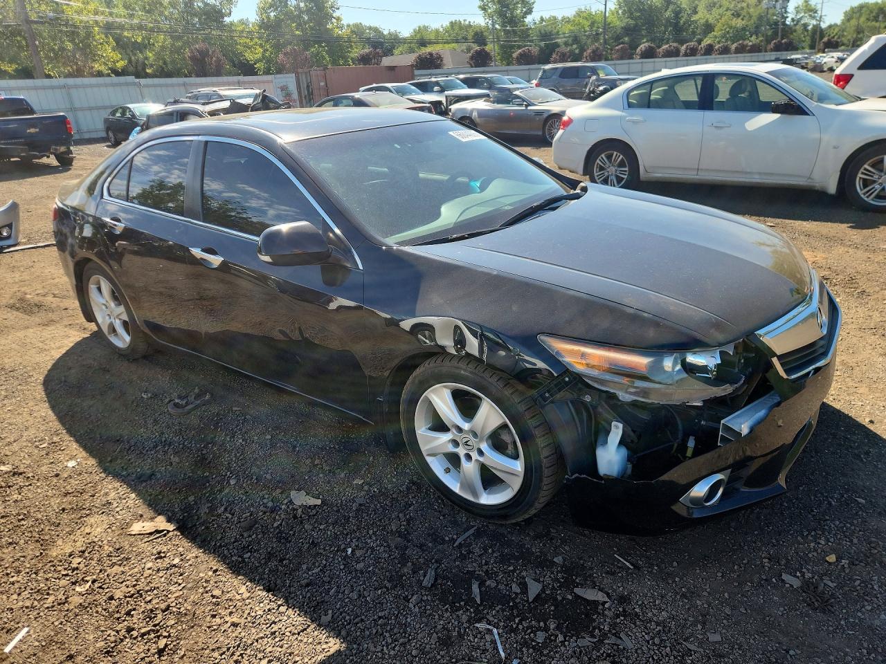 2011 Acura Tsx Черный vin: JH4CU2E6XBC008908