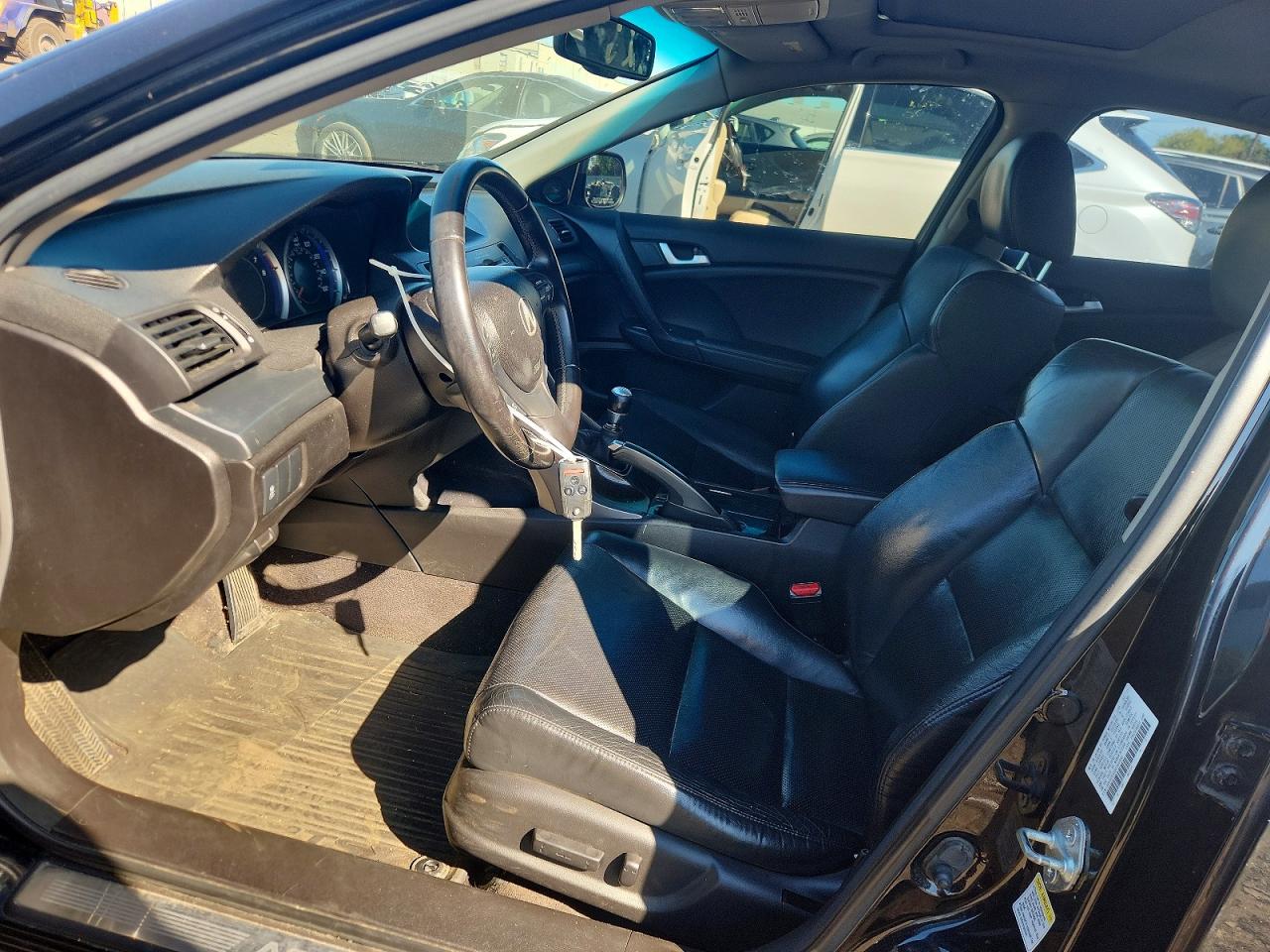 2011 Acura Tsx Черный vin: JH4CU2E6XBC008908