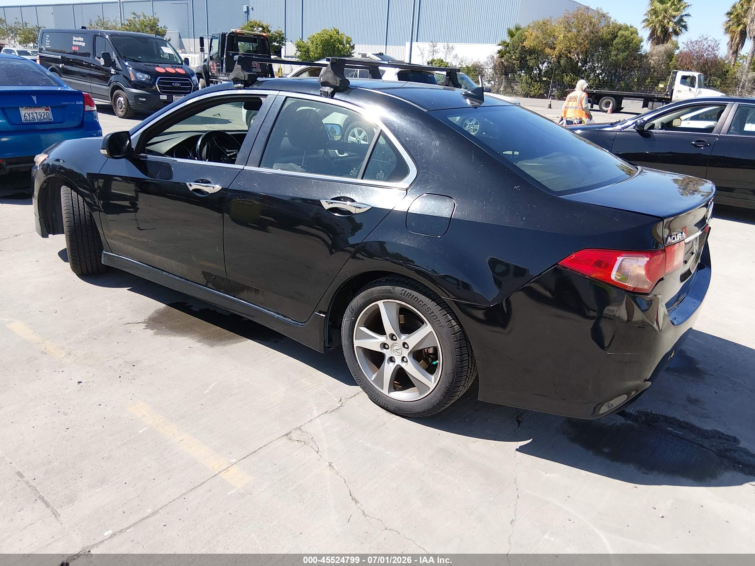 2012 Acura Tsx 2.4 Black vin: JH4CU2E86CC005295