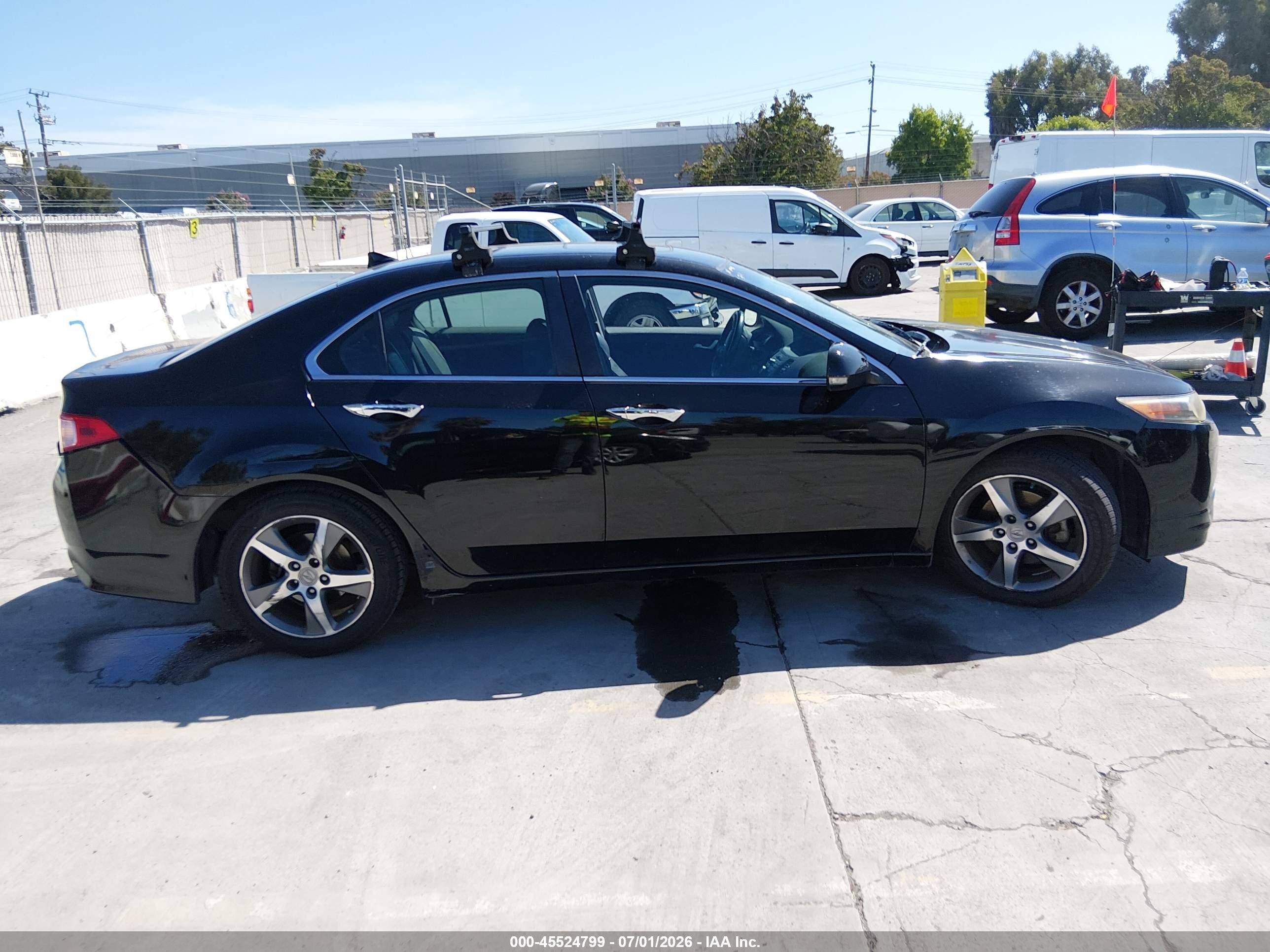 2012 Acura Tsx 2.4 Black vin: JH4CU2E86CC005295