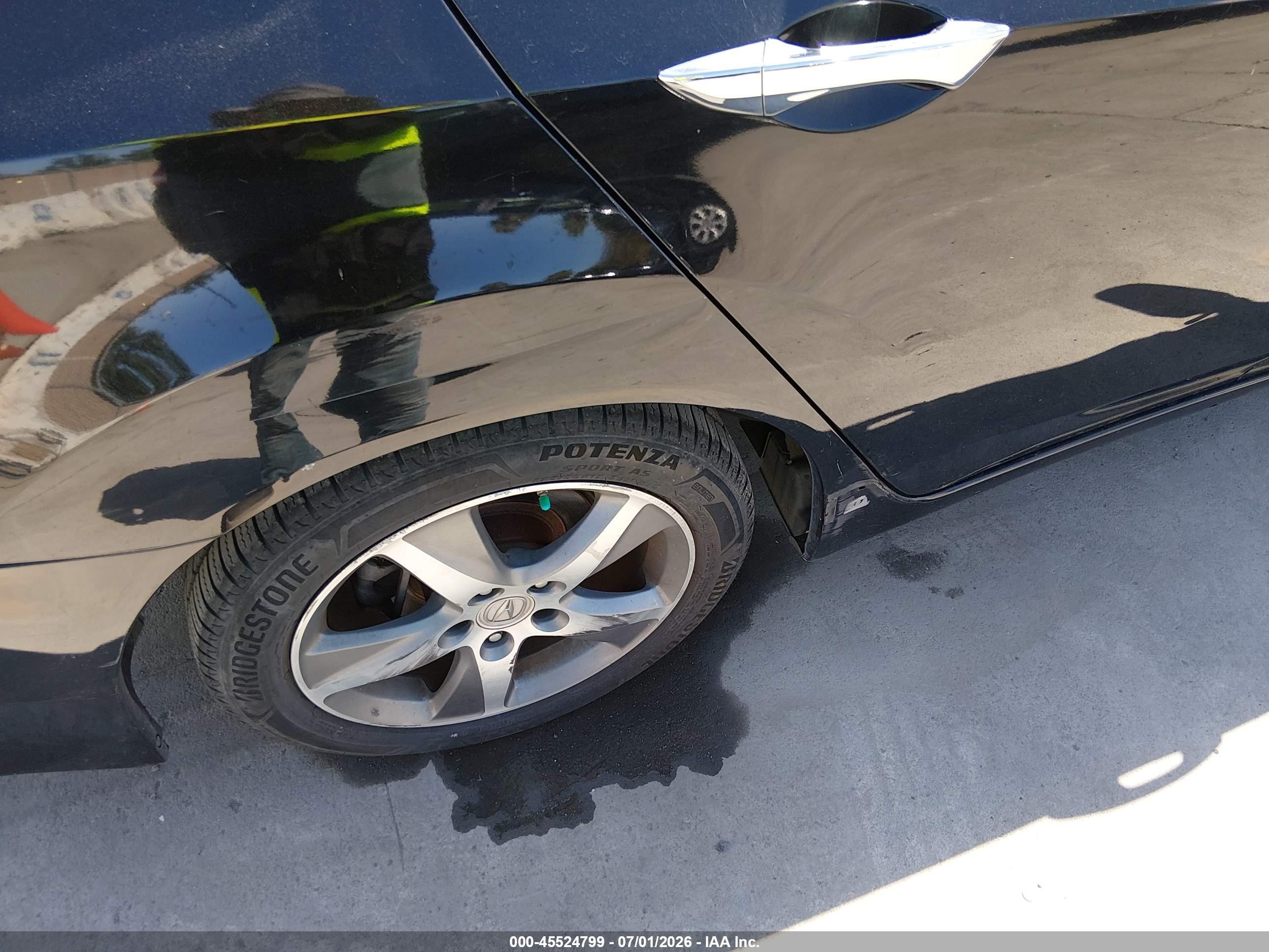 2012 Acura Tsx 2.4 Black vin: JH4CU2E86CC005295