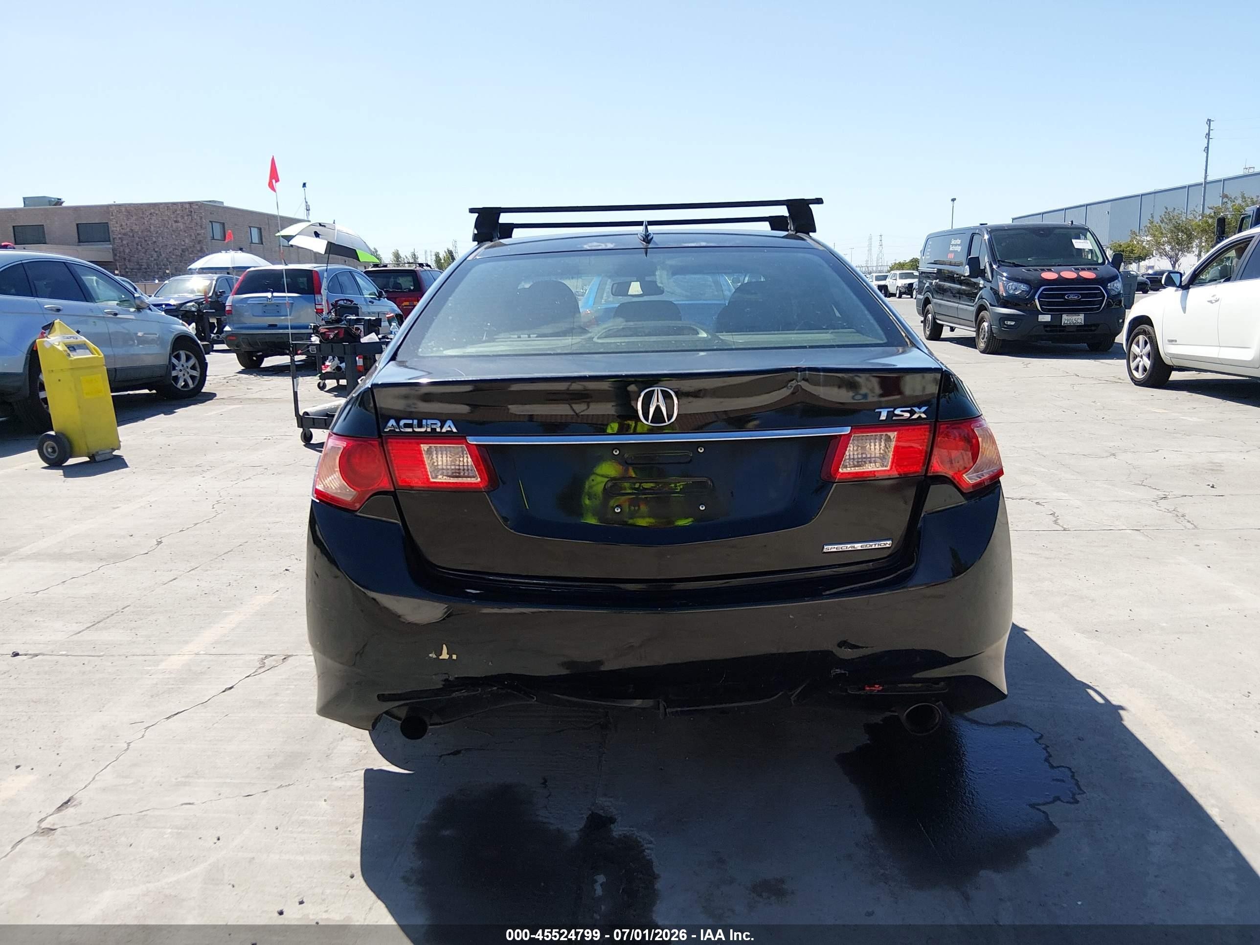 2012 Acura Tsx 2.4 Black vin: JH4CU2E86CC005295