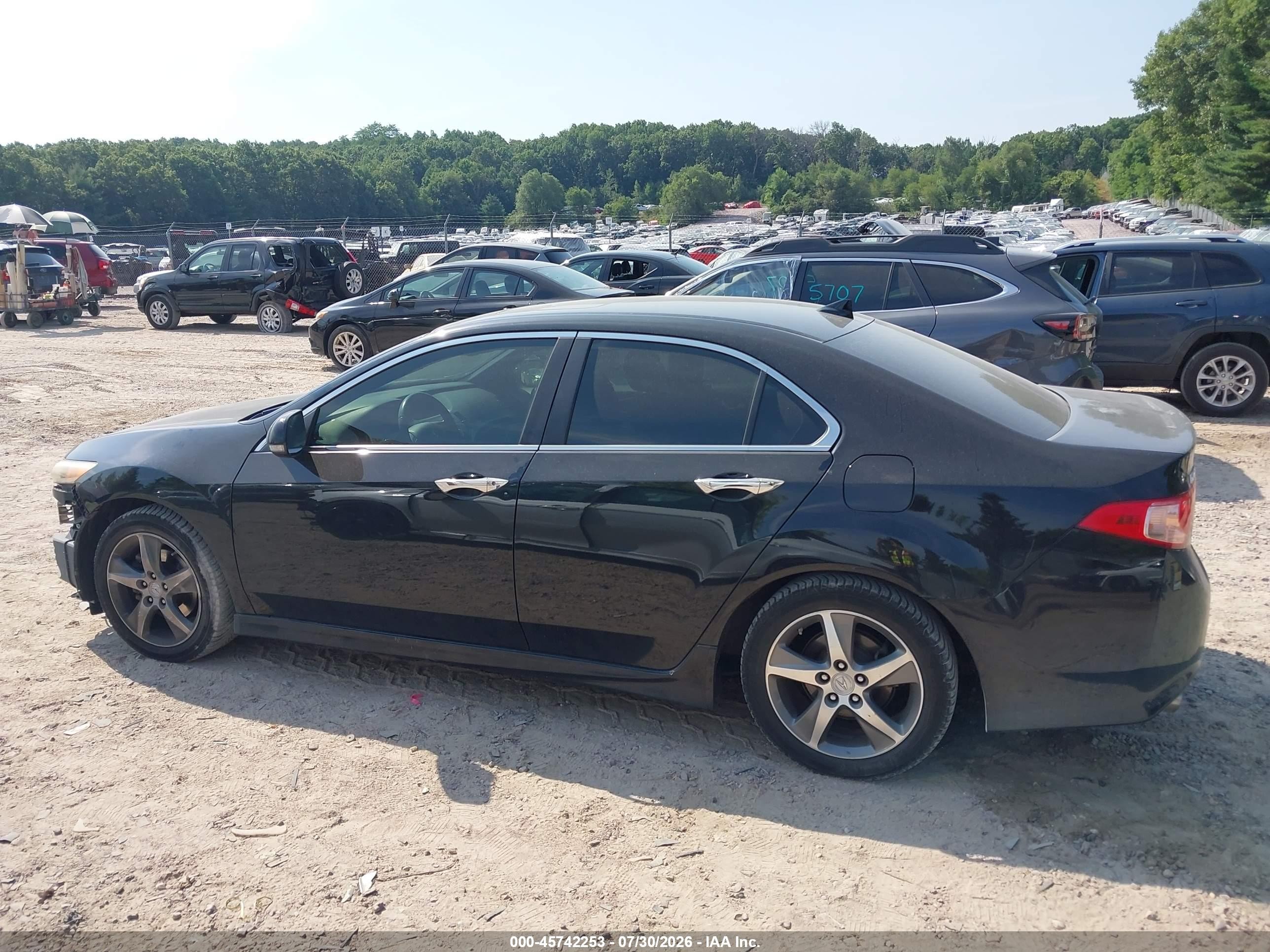 2012 Acura Tsx 2.4 Black vin: JH4CU2E86CC023165