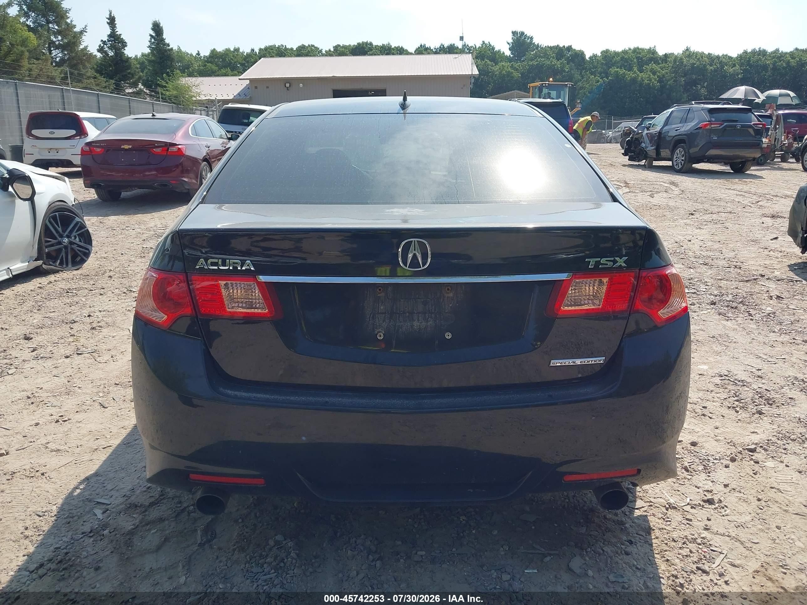 2012 Acura Tsx 2.4 Black vin: JH4CU2E86CC023165