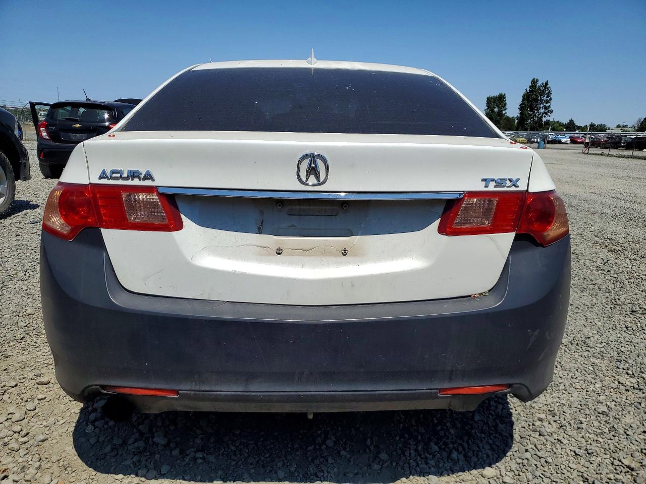 2012 Acura Tsx Se White vin: JH4CU2E86CC024042