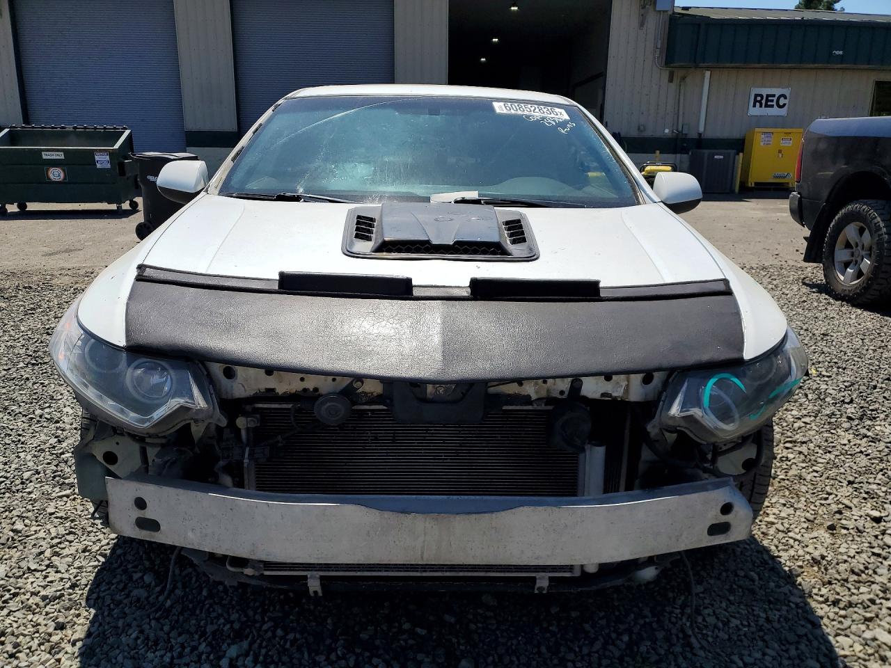 2012 Acura Tsx Se White vin: JH4CU2E86CC024042