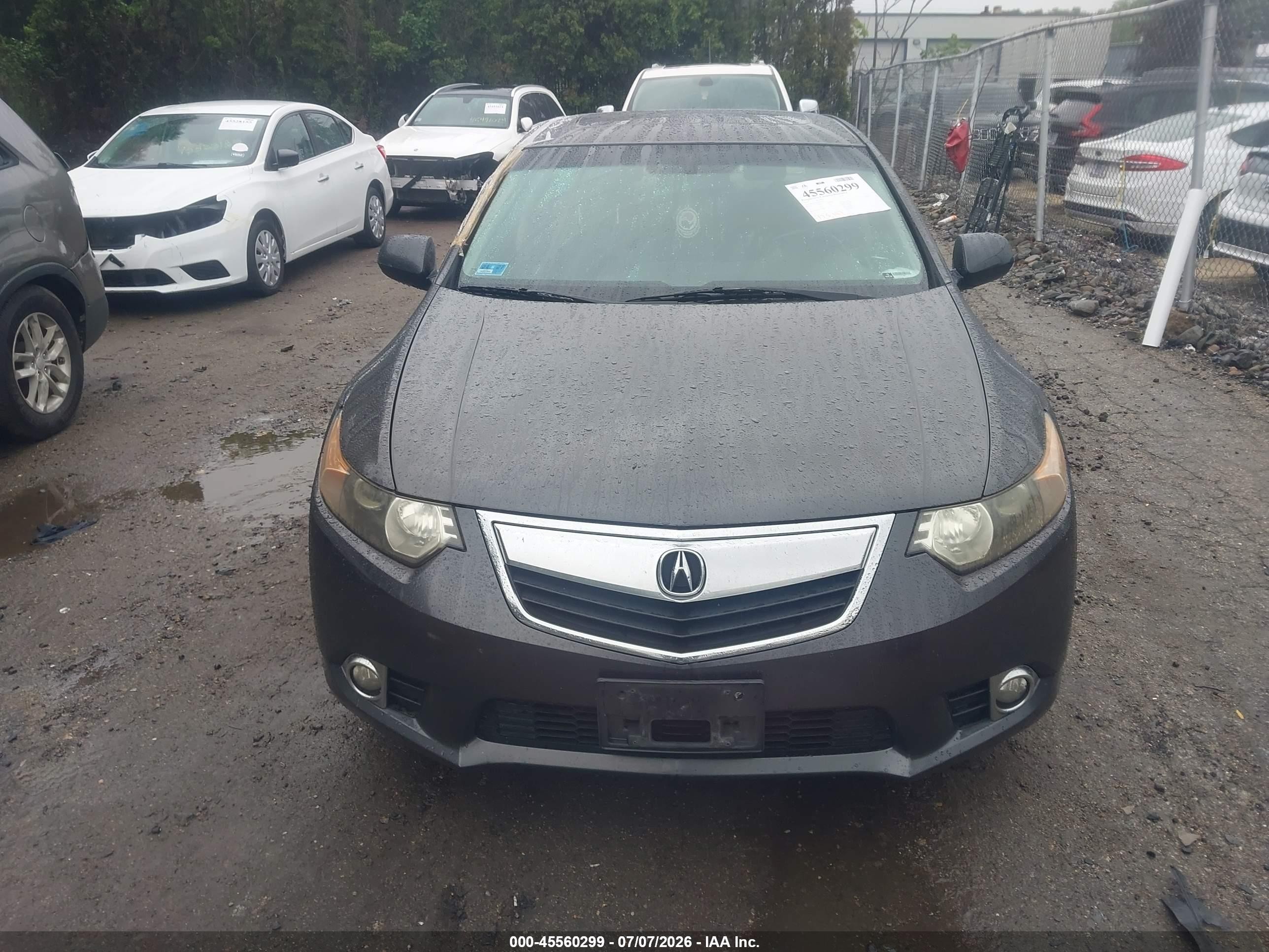 2012 Acura Tsx 2.4 Gray vin: JH4CU2F40CC016711