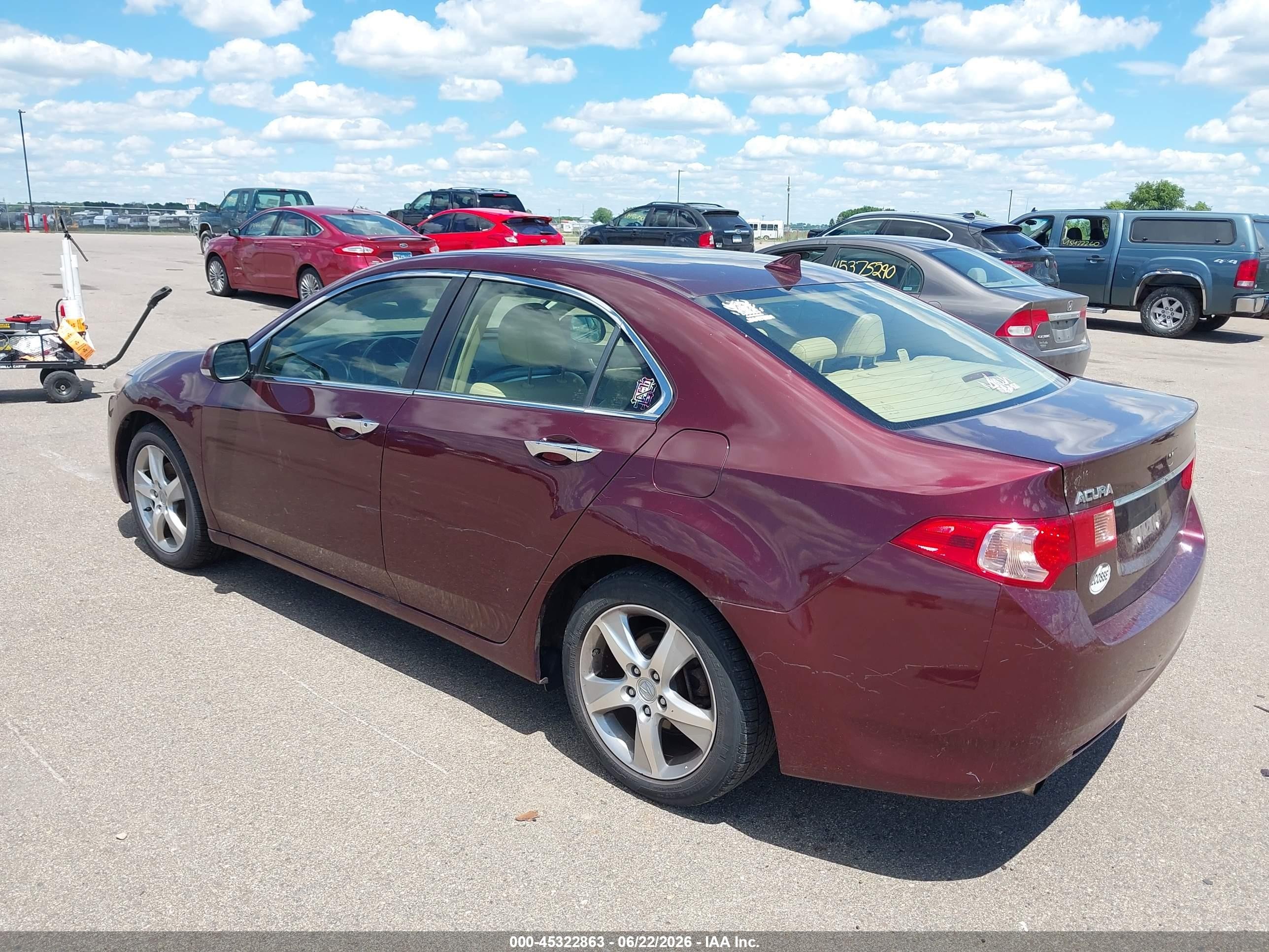 2012 Acura Tsx 2.4 Red vin: JH4CU2F40CC020113