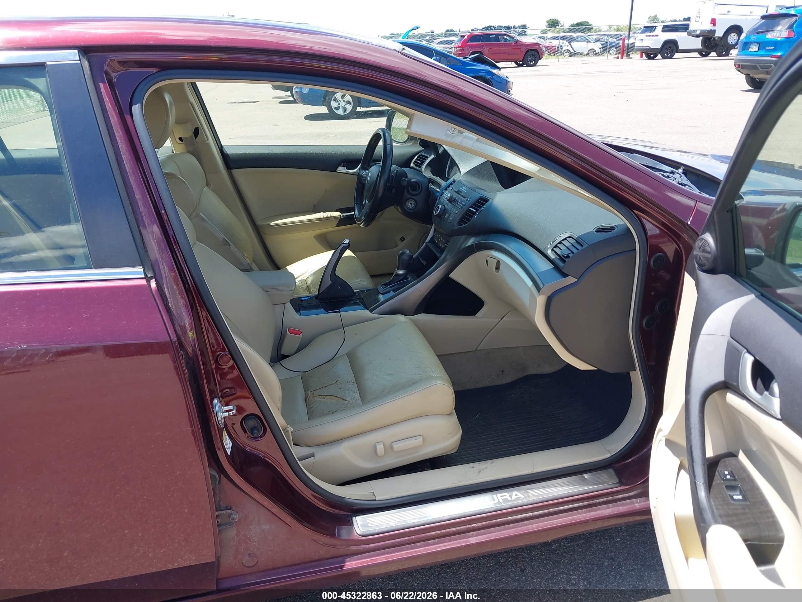 2012 Acura Tsx 2.4 Red vin: JH4CU2F40CC020113