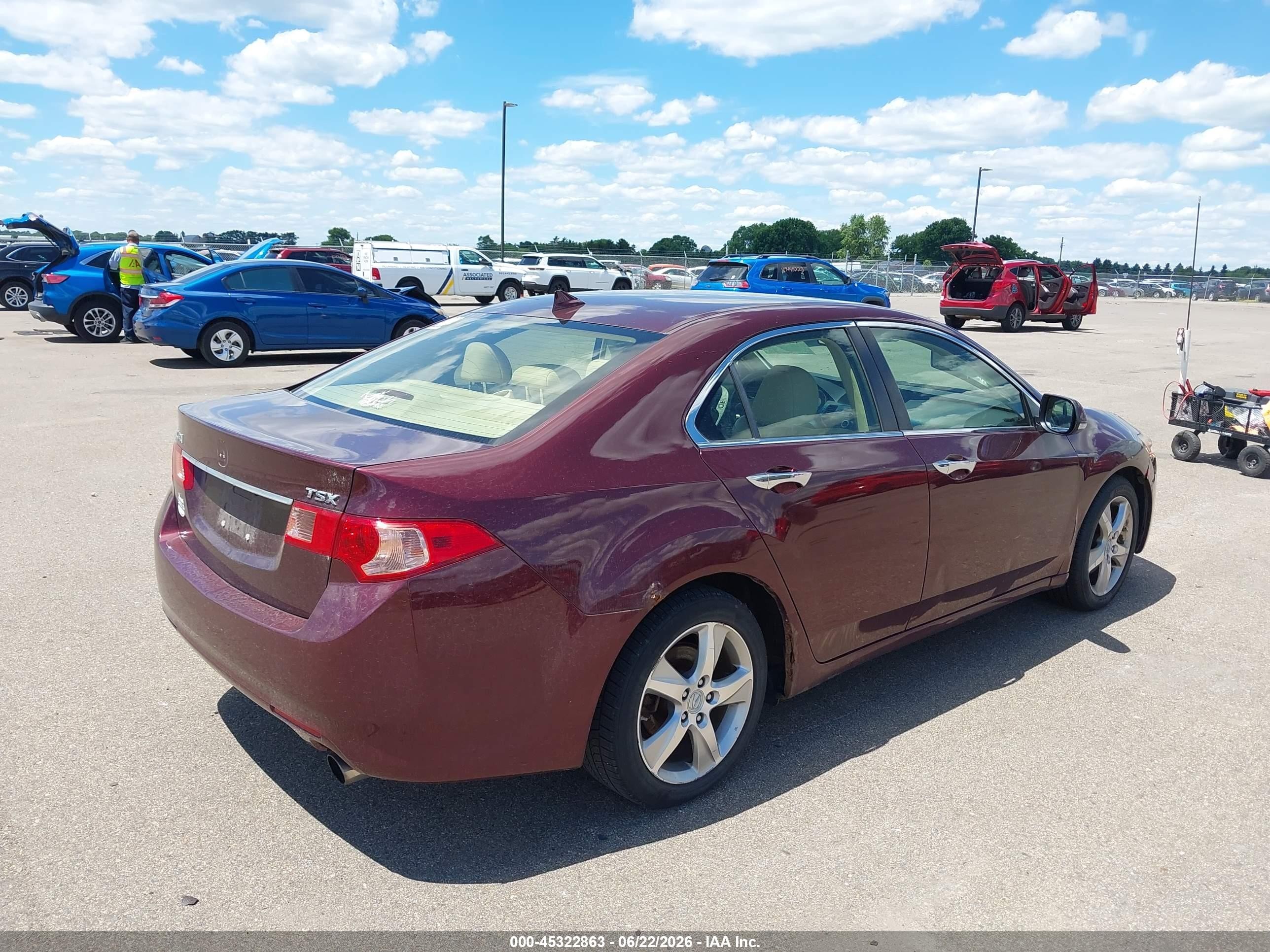 2012 Acura Tsx 2.4 Red vin: JH4CU2F40CC020113