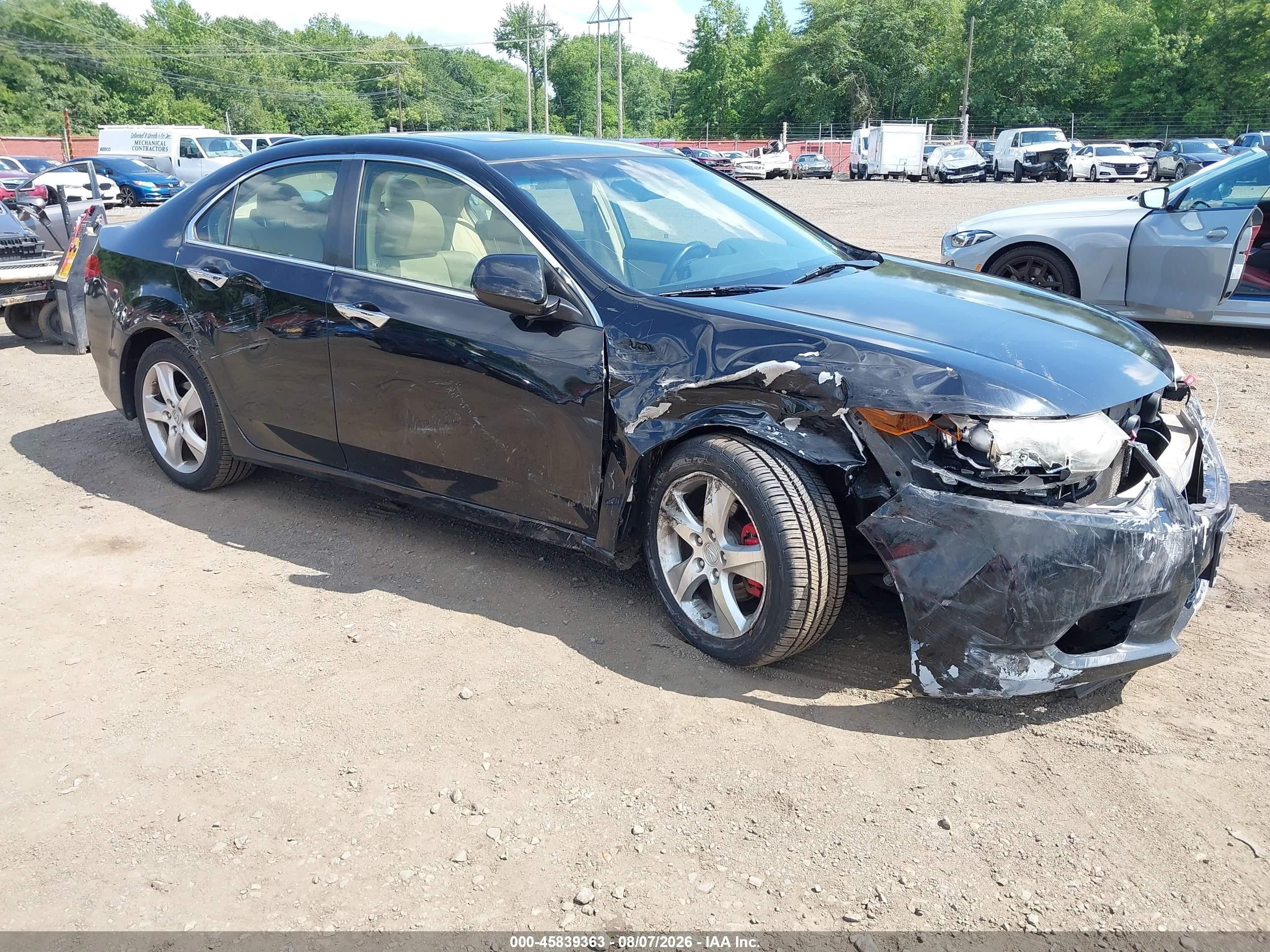 2012 Acura Tsx 2.4 Черный vin: JH4CU2F40CC025554