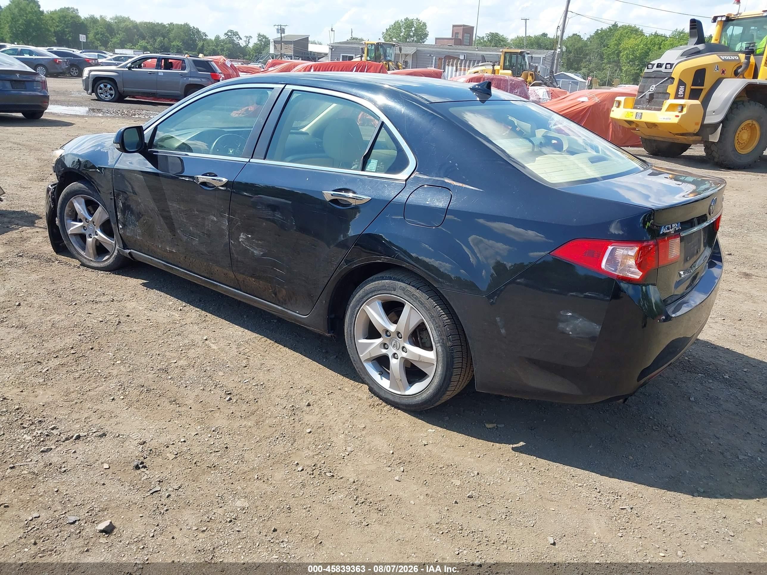 2012 Acura Tsx 2.4 Black vin: JH4CU2F40CC025554
