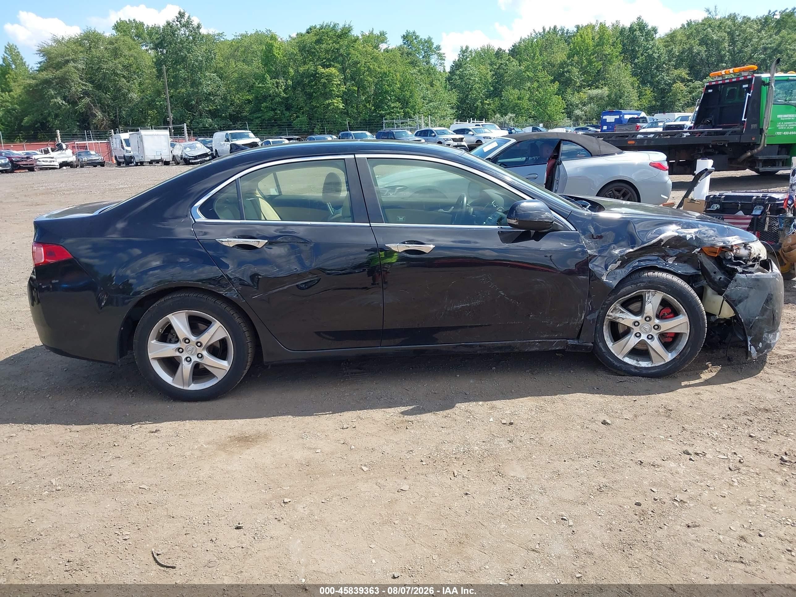 2012 Acura Tsx 2.4 Black vin: JH4CU2F40CC025554