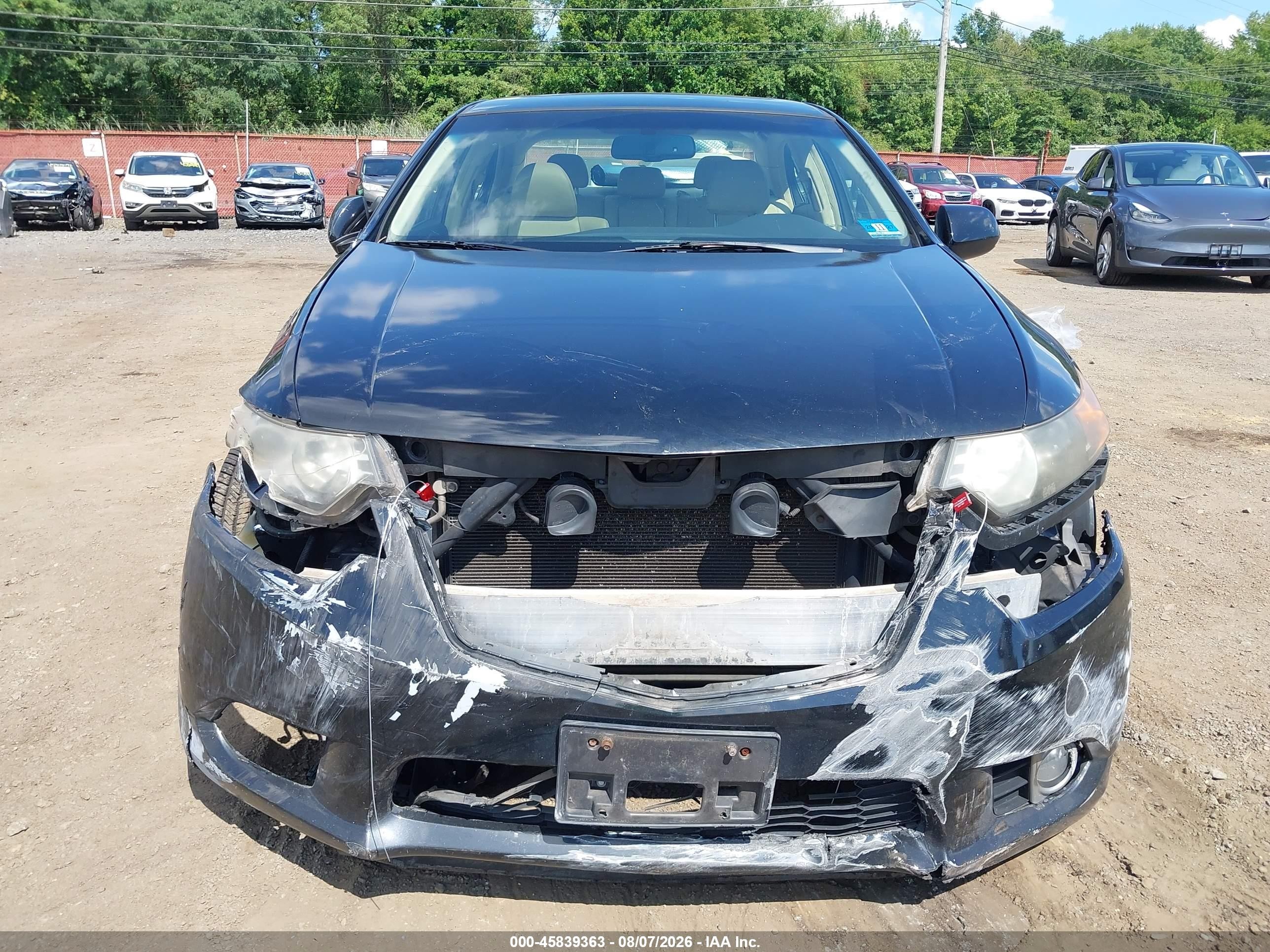 2012 Acura Tsx 2.4 Black vin: JH4CU2F40CC025554