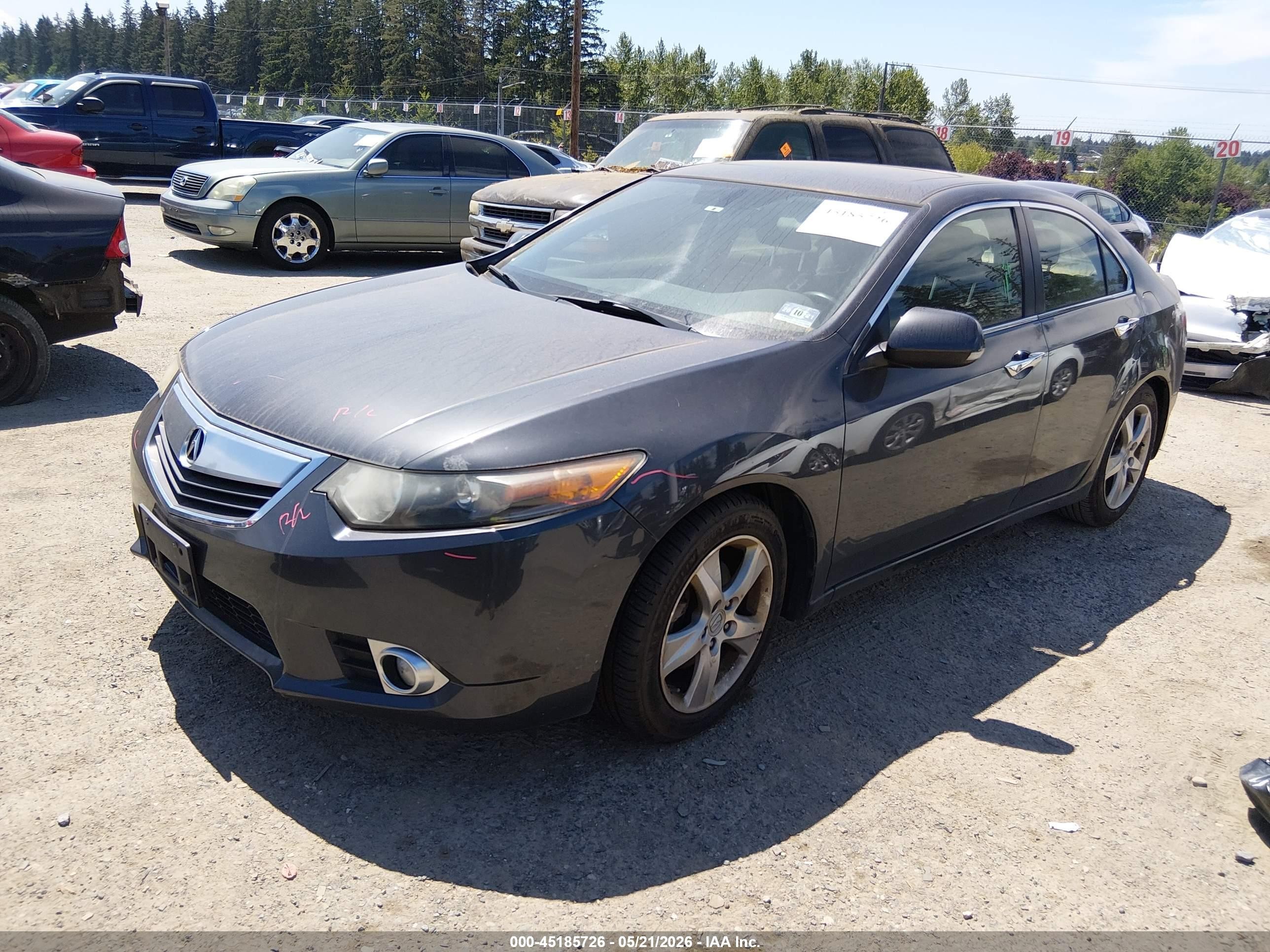 2014 Acura Tsx 2.4 Gray vin: JH4CU2F40EC000169