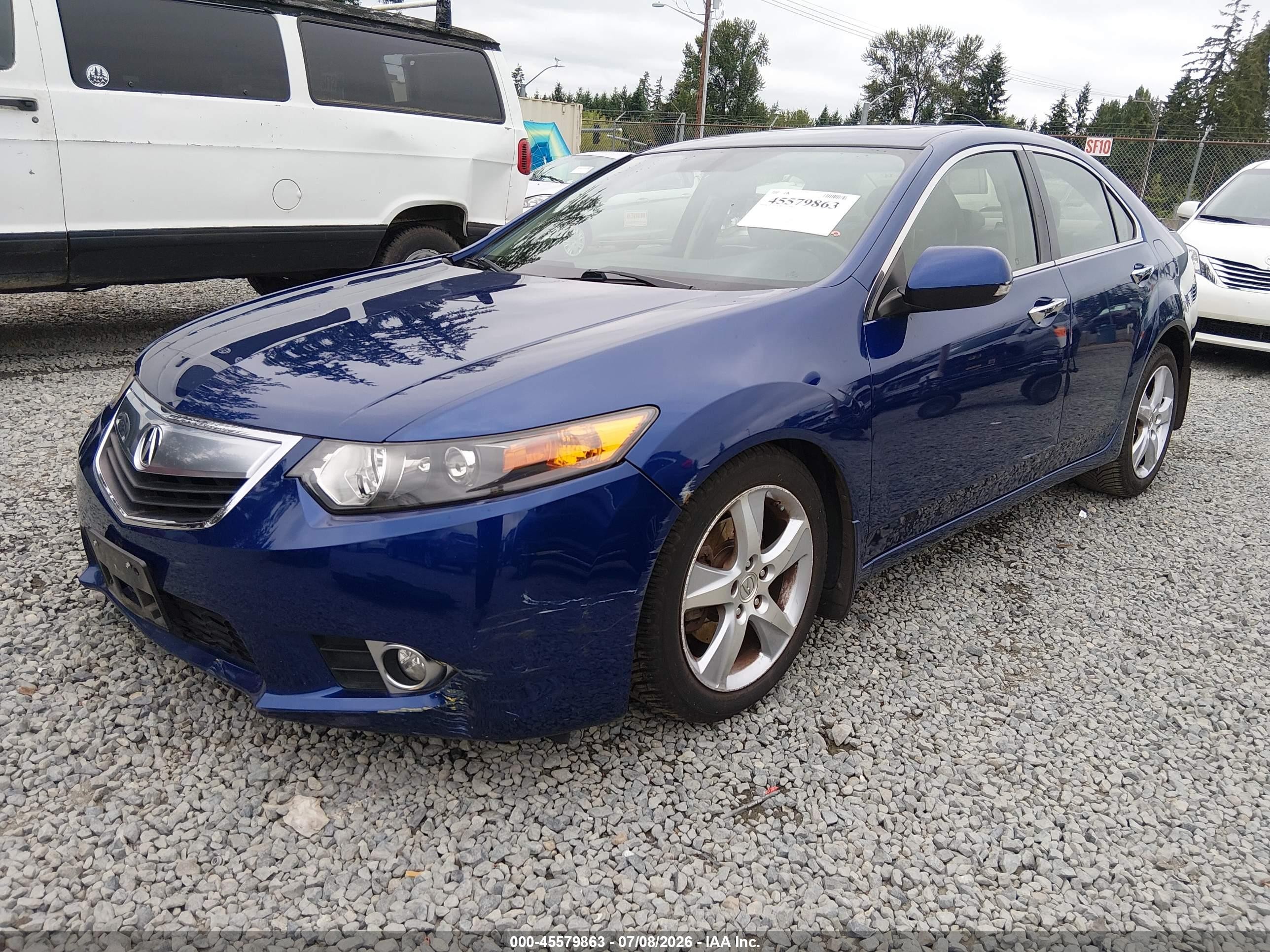 2014 Acura Tsx 2.4 Blue vin: JH4CU2F40EC001130