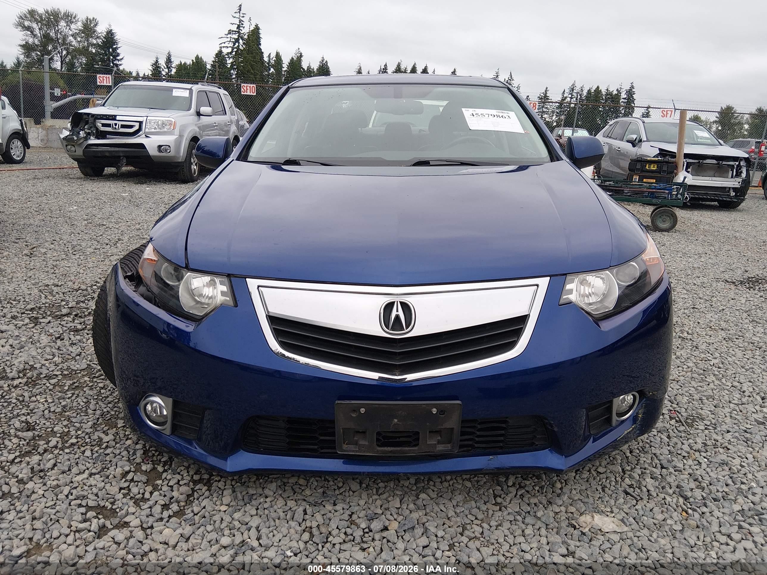 2014 Acura Tsx 2.4 Blue vin: JH4CU2F40EC001130