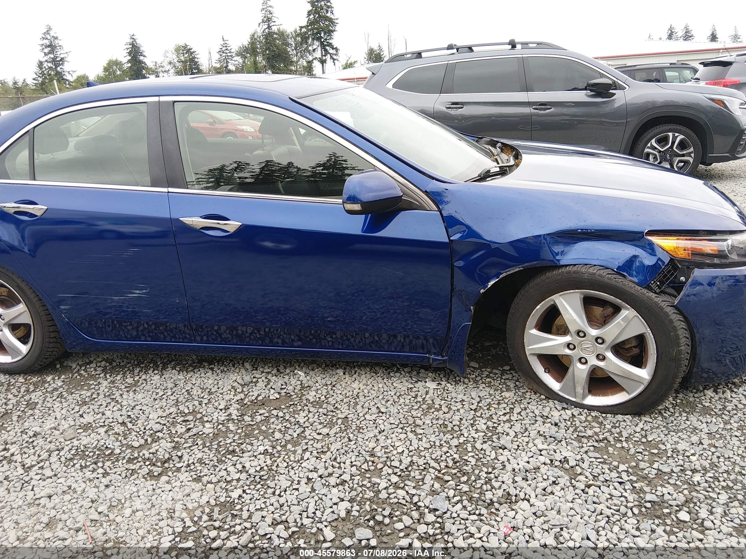 2014 Acura Tsx 2.4 Blue vin: JH4CU2F40EC001130