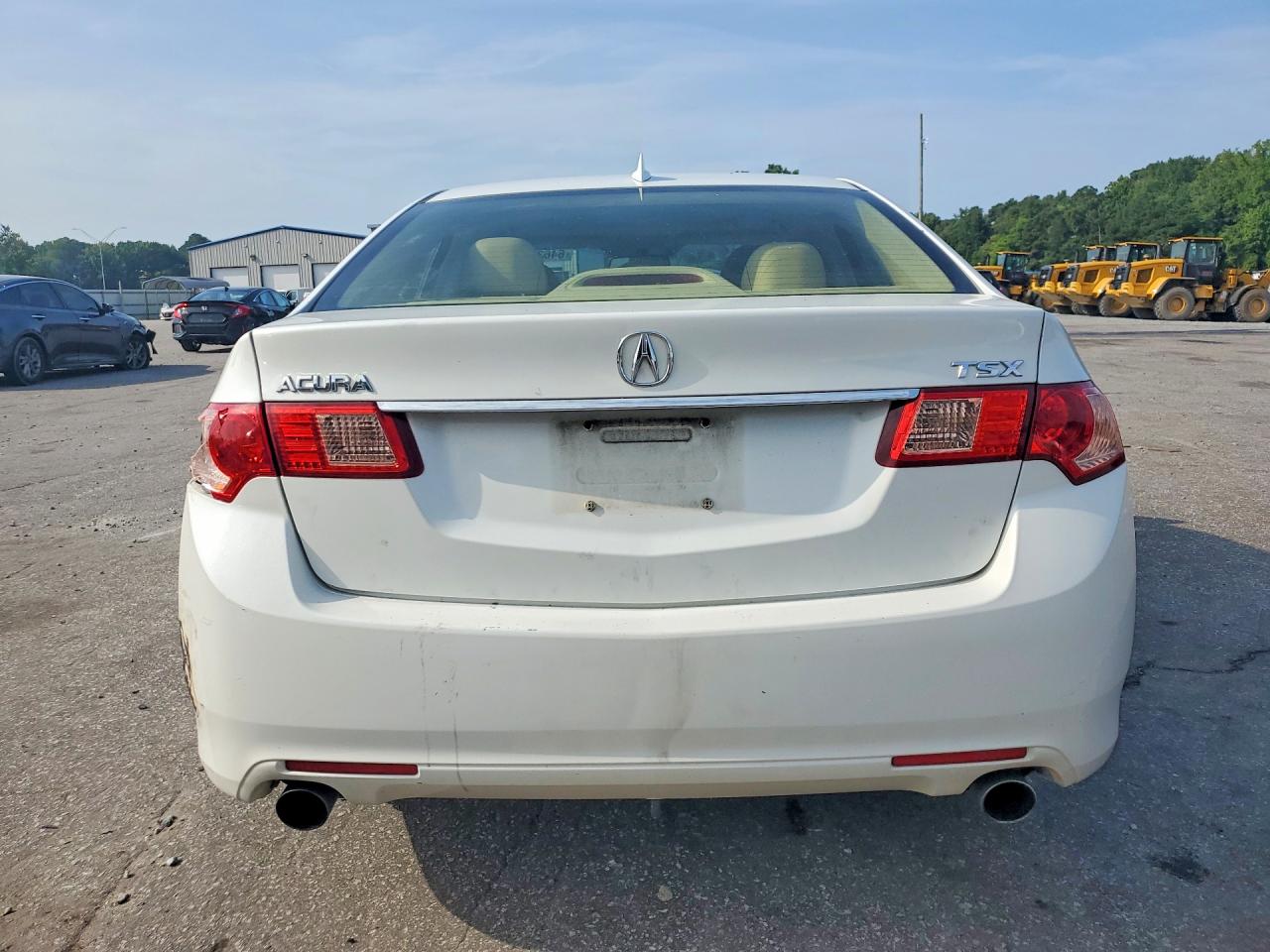 2014 Acura Tsx White vin: JH4CU2F40EC005016
