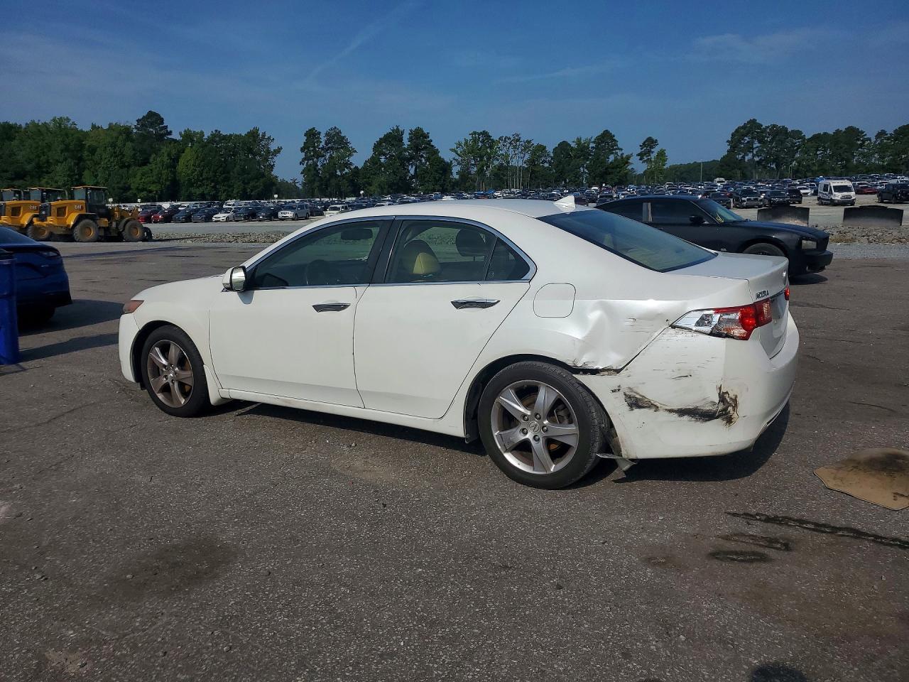 2014 Acura Tsx White vin: JH4CU2F40EC005016
