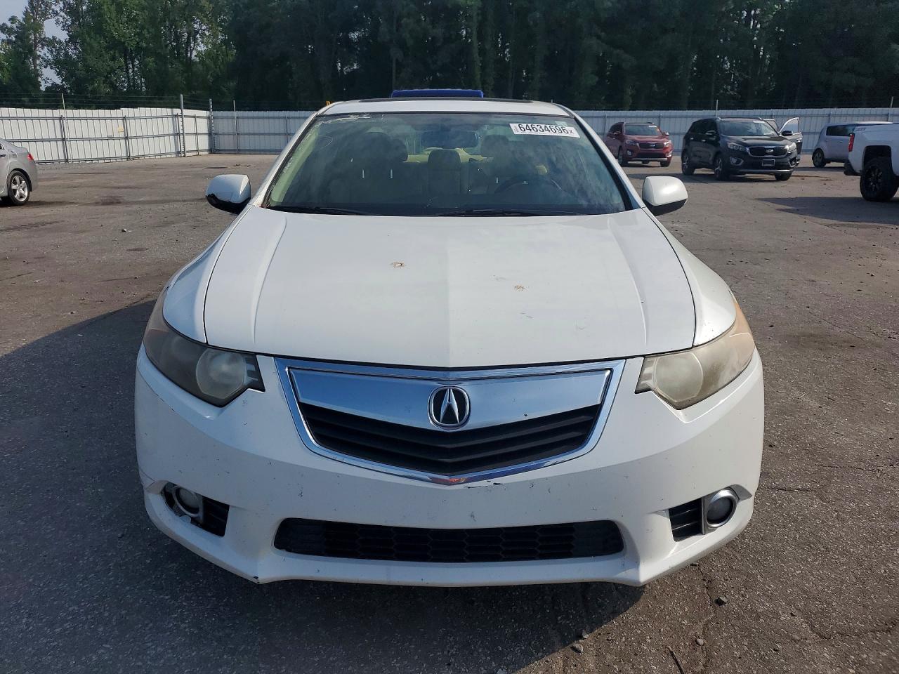 2014 Acura Tsx White vin: JH4CU2F40EC005016