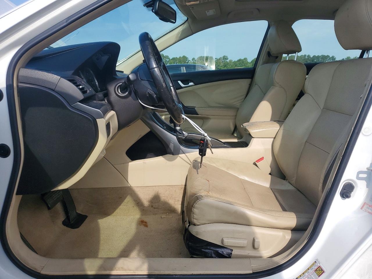 2014 Acura Tsx White vin: JH4CU2F40EC005016