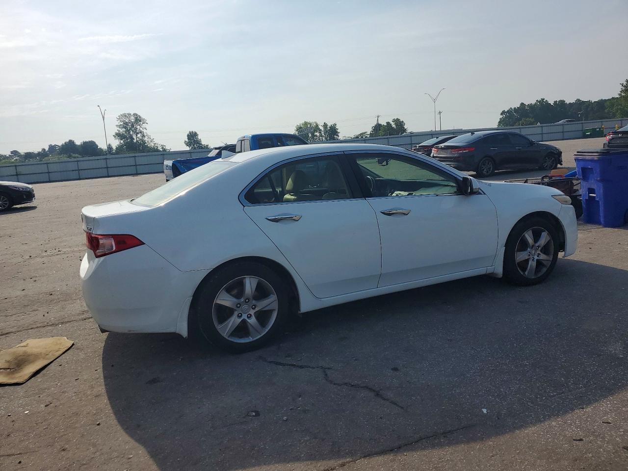 2014 Acura Tsx White vin: JH4CU2F40EC005016