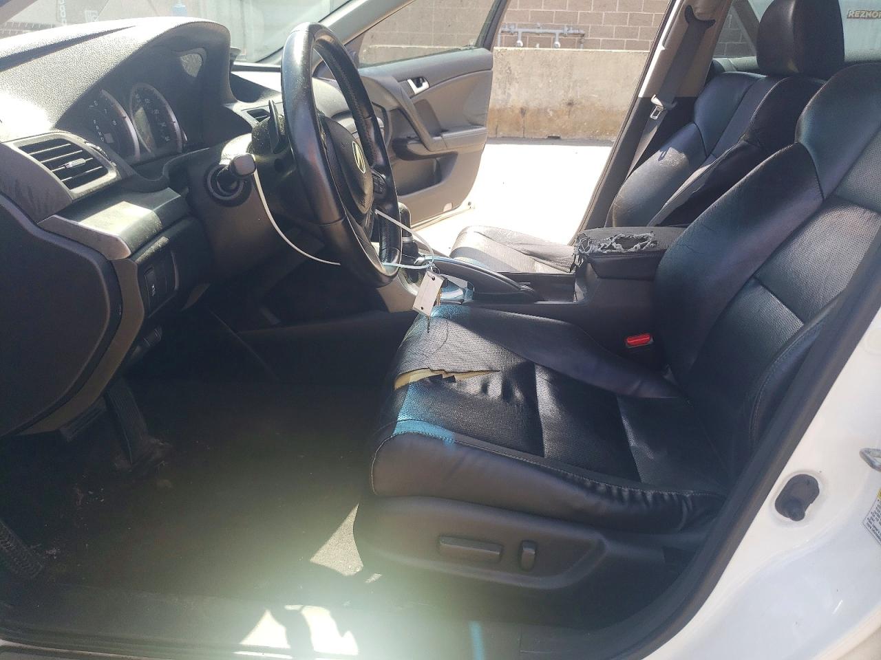 2012 Acura Tsx White vin: JH4CU2F41CC003160