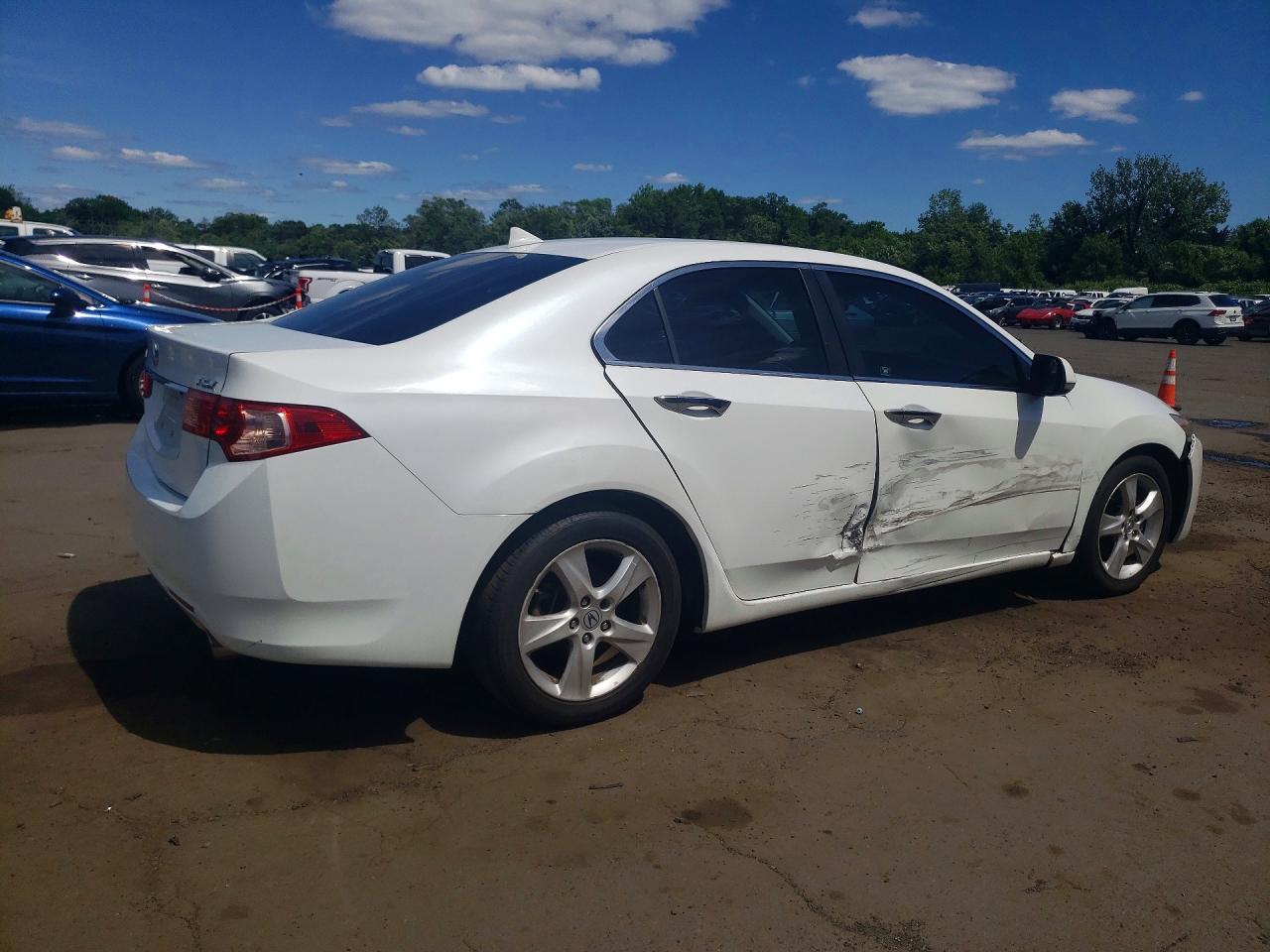 2012 Acura Tsx White vin: JH4CU2F41CC003160