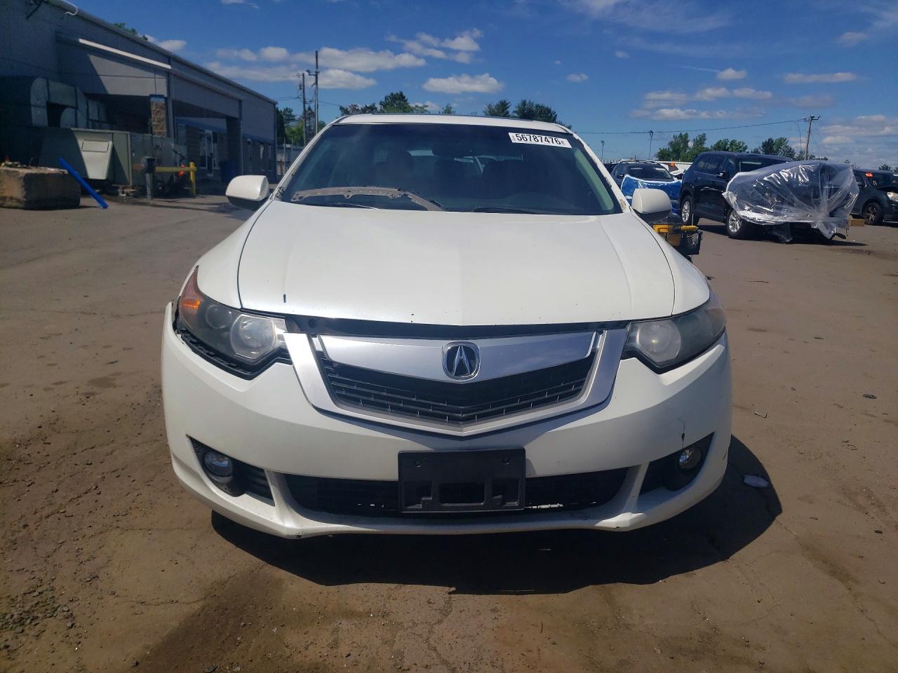 2012 Acura Tsx White vin: JH4CU2F41CC003160