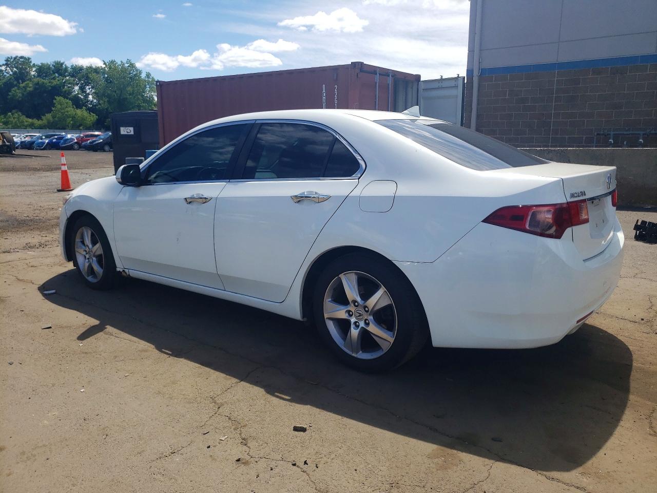 2012 Acura Tsx White vin: JH4CU2F41CC003160