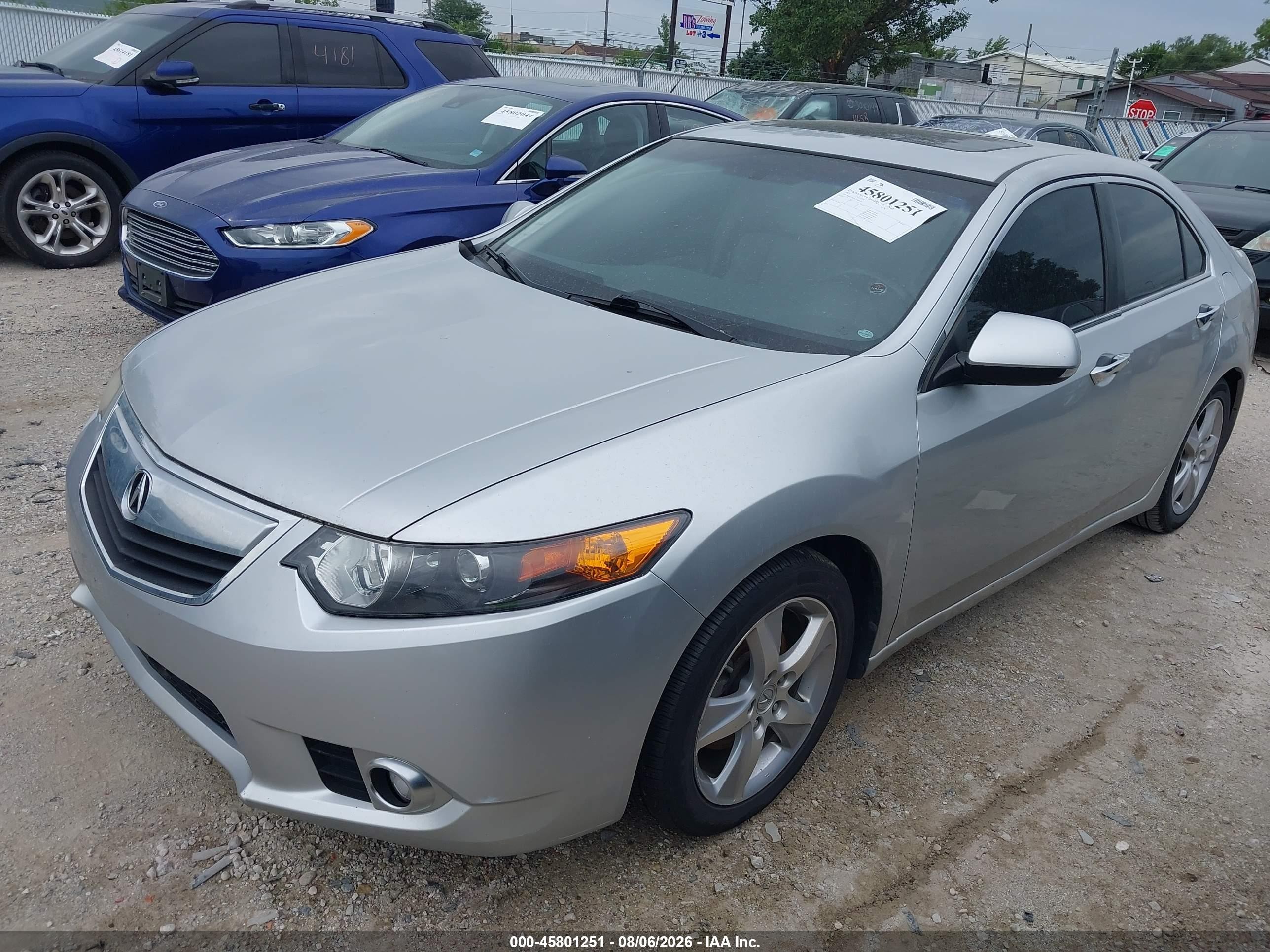 2012 Acura Tsx 2.4 Серебряный vin: JH4CU2F41CC009931