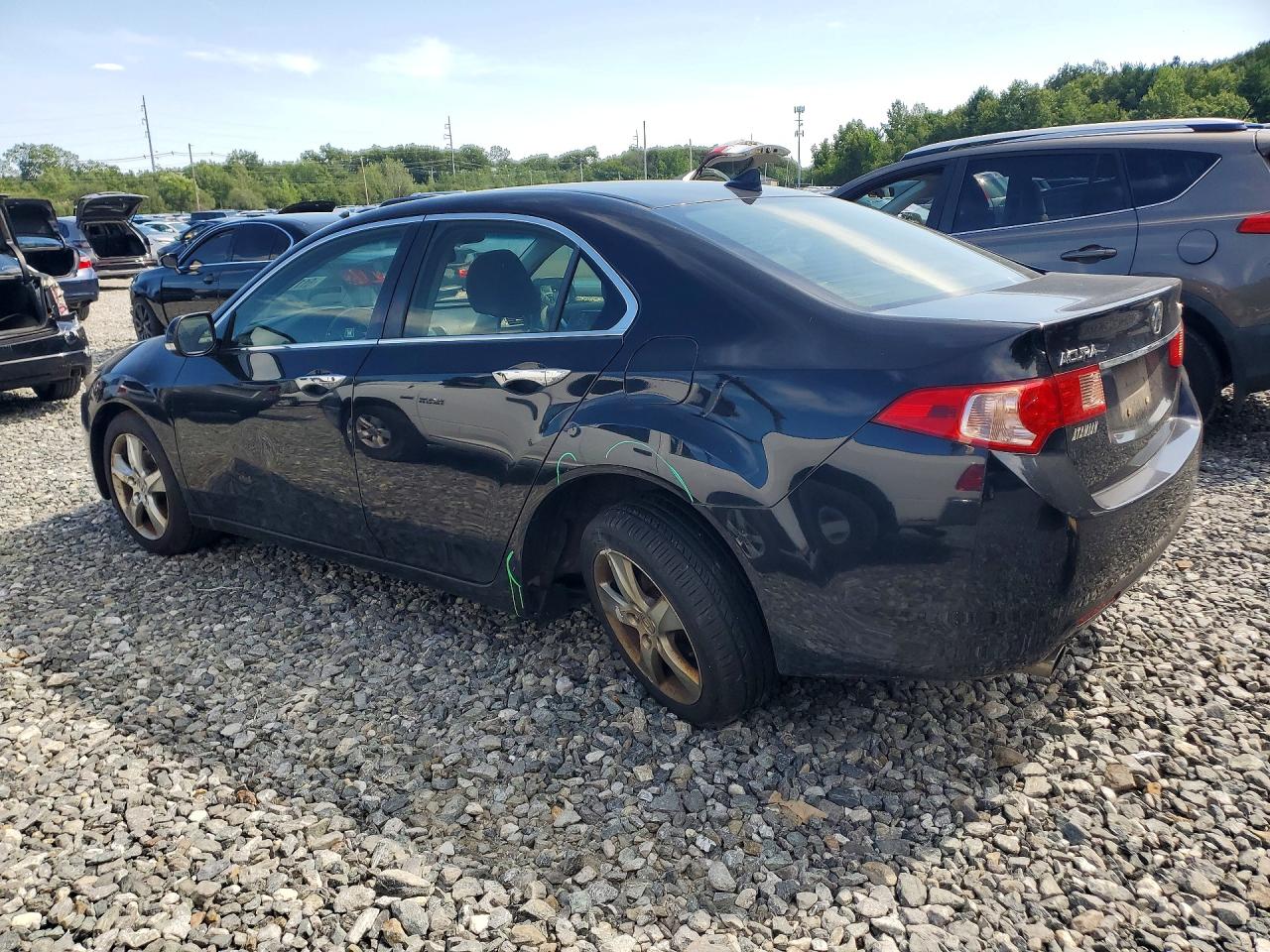 2012 Acura Tsx Black vin: JH4CU2F41CC016460