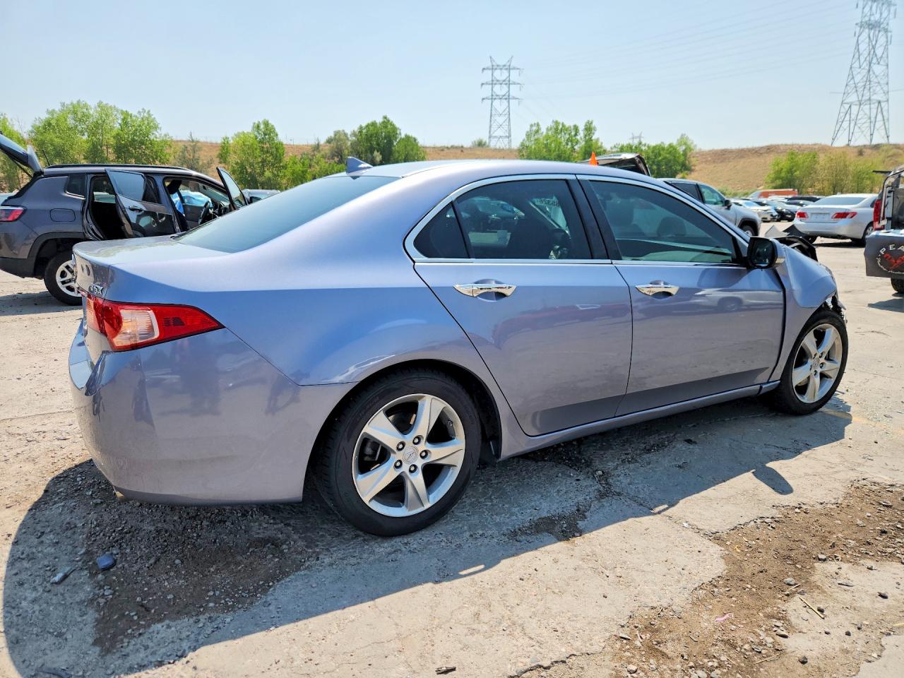 2012 Acura Tsx Gray vin: JH4CU2F41CC019360